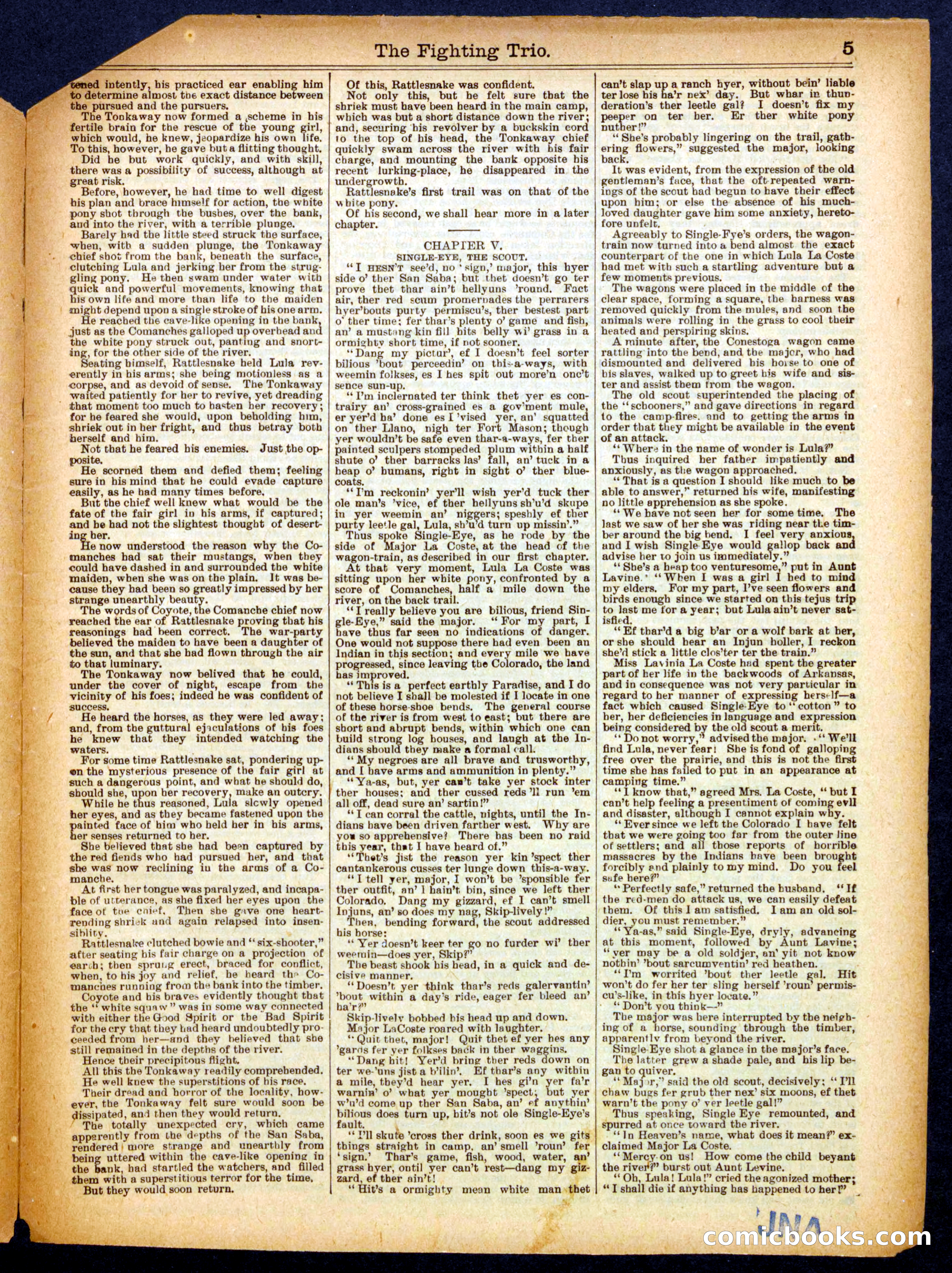 Beadle's Half Dime Library No. 344 — page 5 of 16