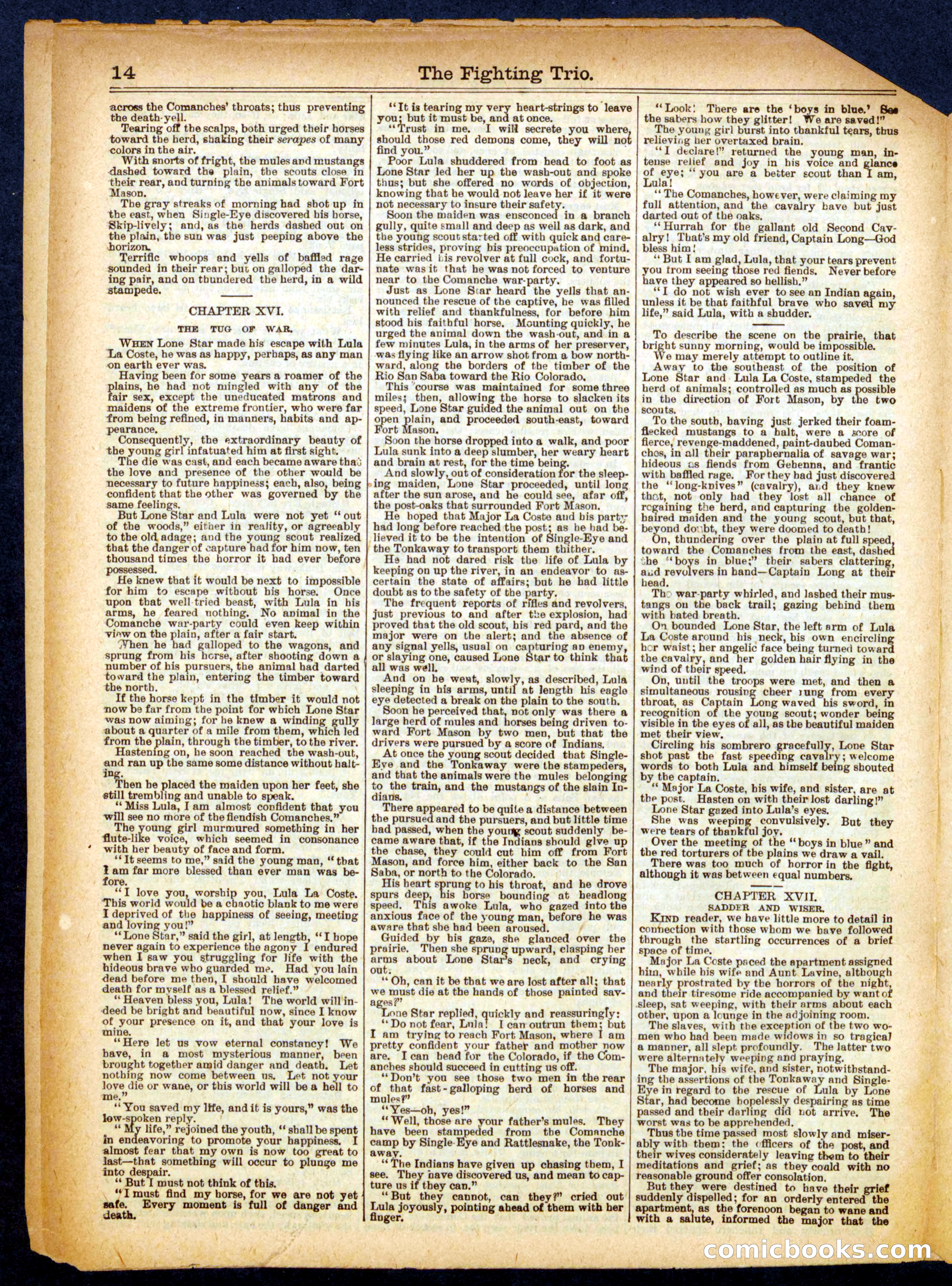 Beadle's Half Dime Library No. 344 — page 14 of 16