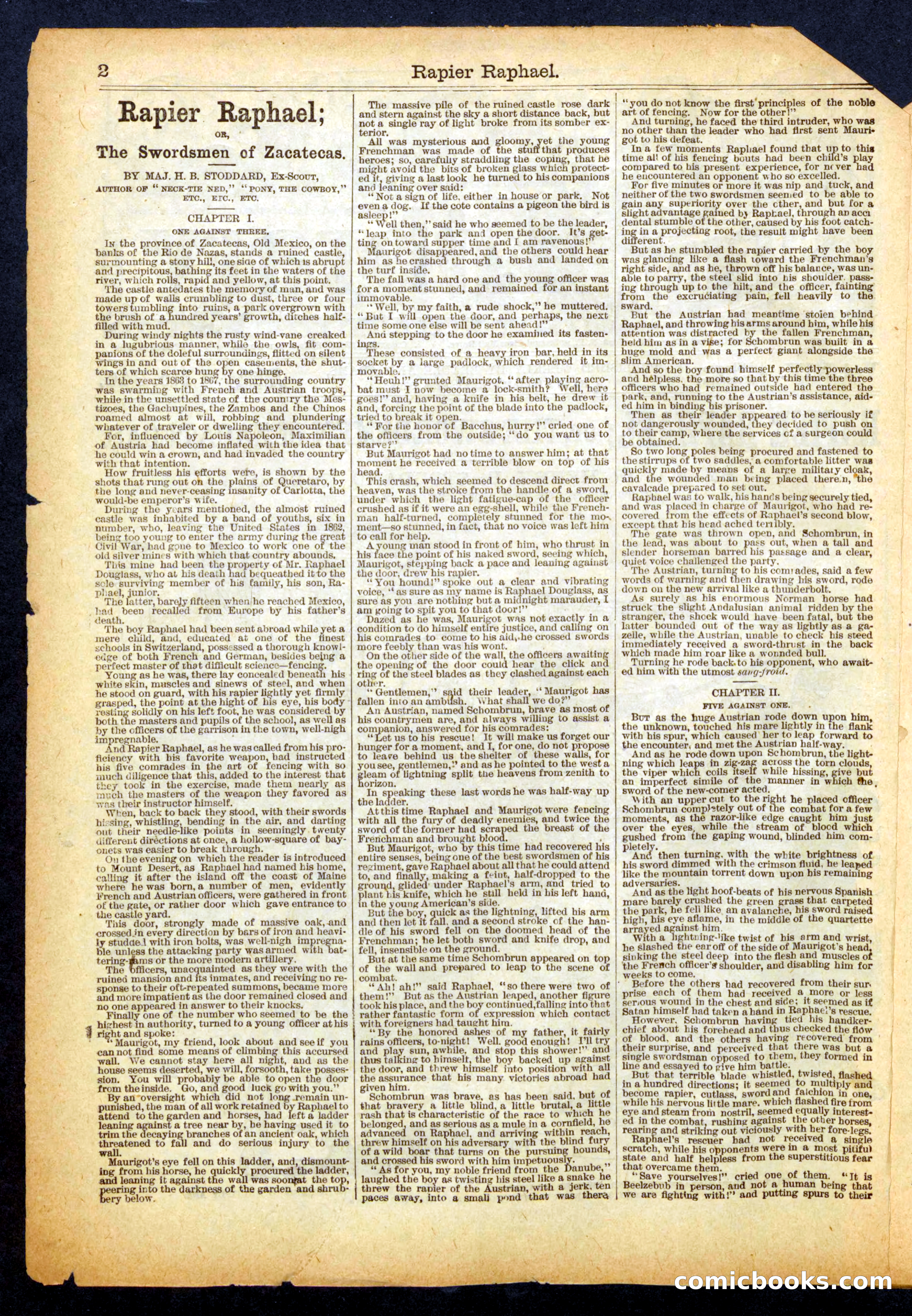 Beadle's Half Dime Library No. 346 — page 2 of 16