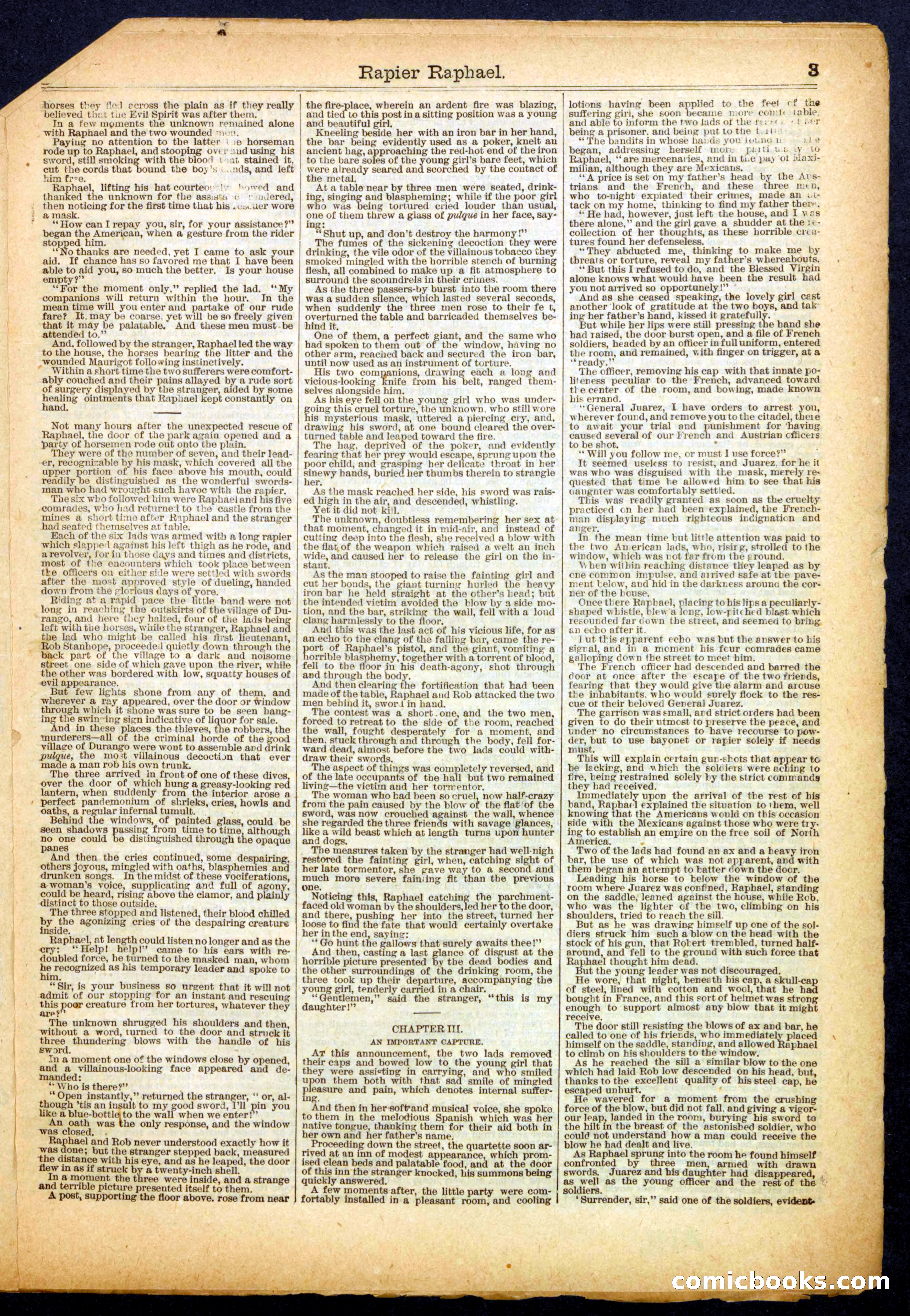 Beadle's Half Dime Library No. 346 — page 3 of 16
