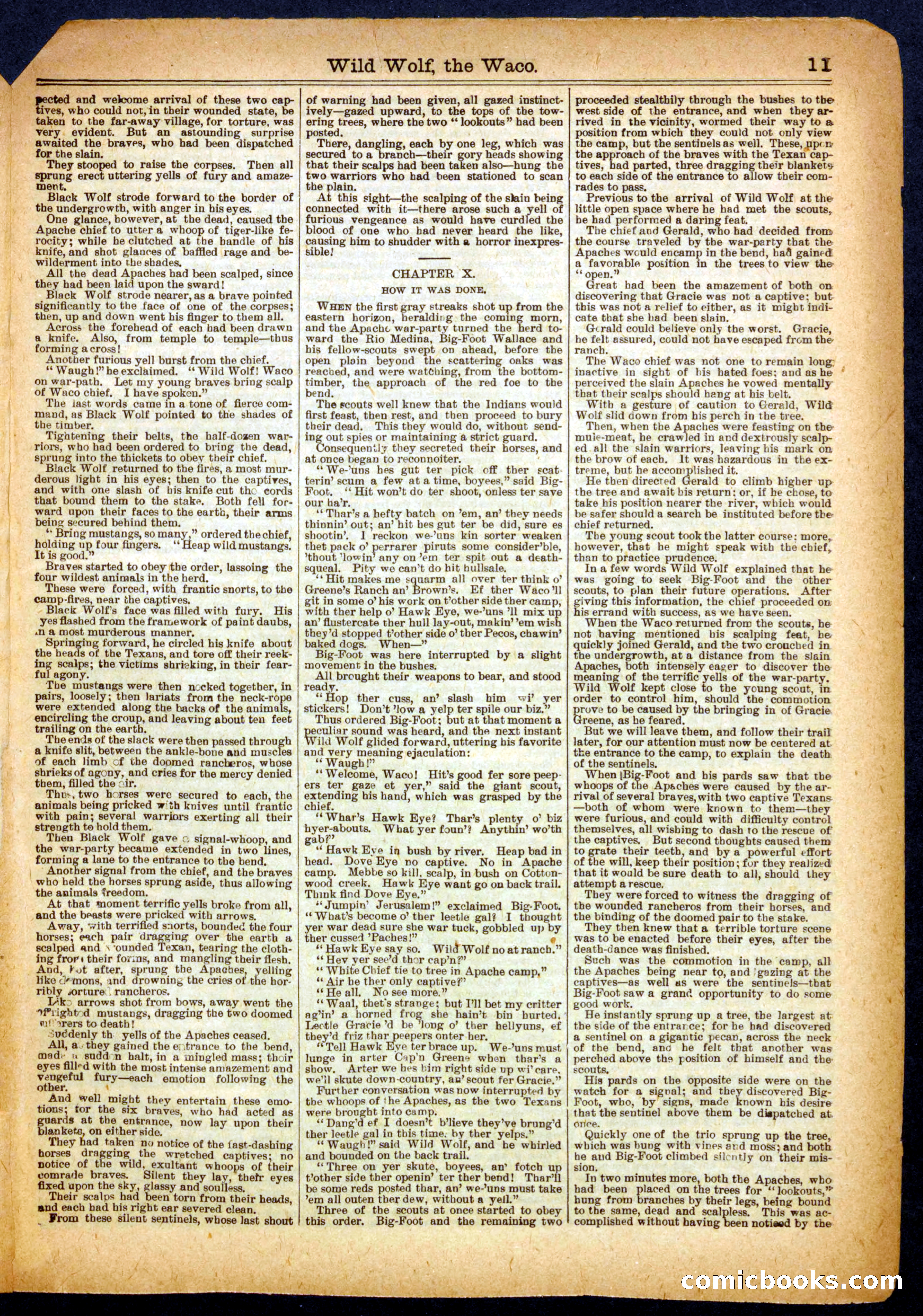 Beadle's Half Dime Library No. 349 — page 11 of 16