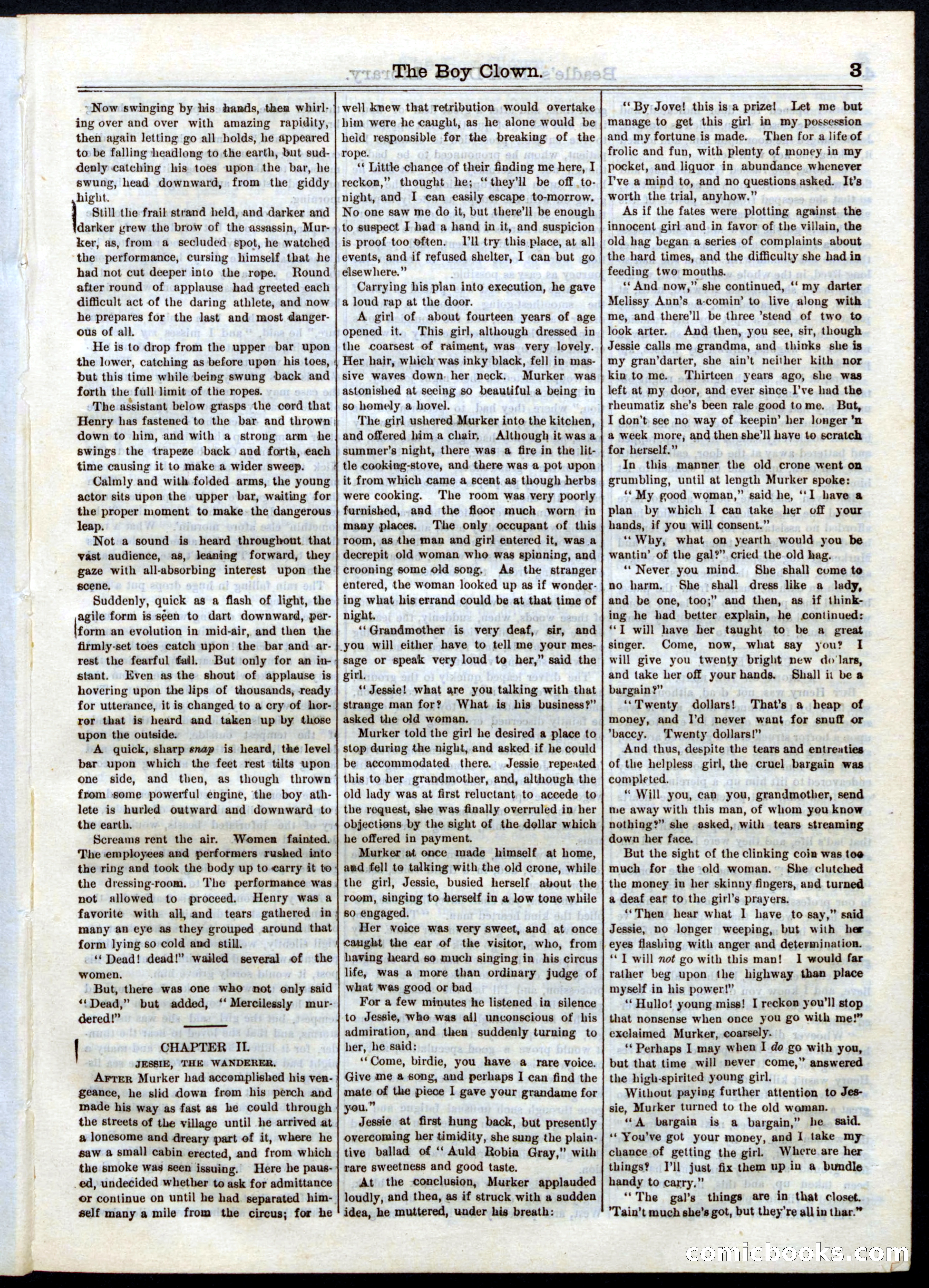 Beadle's Half Dime Library, No. 36 — page 3 of 16