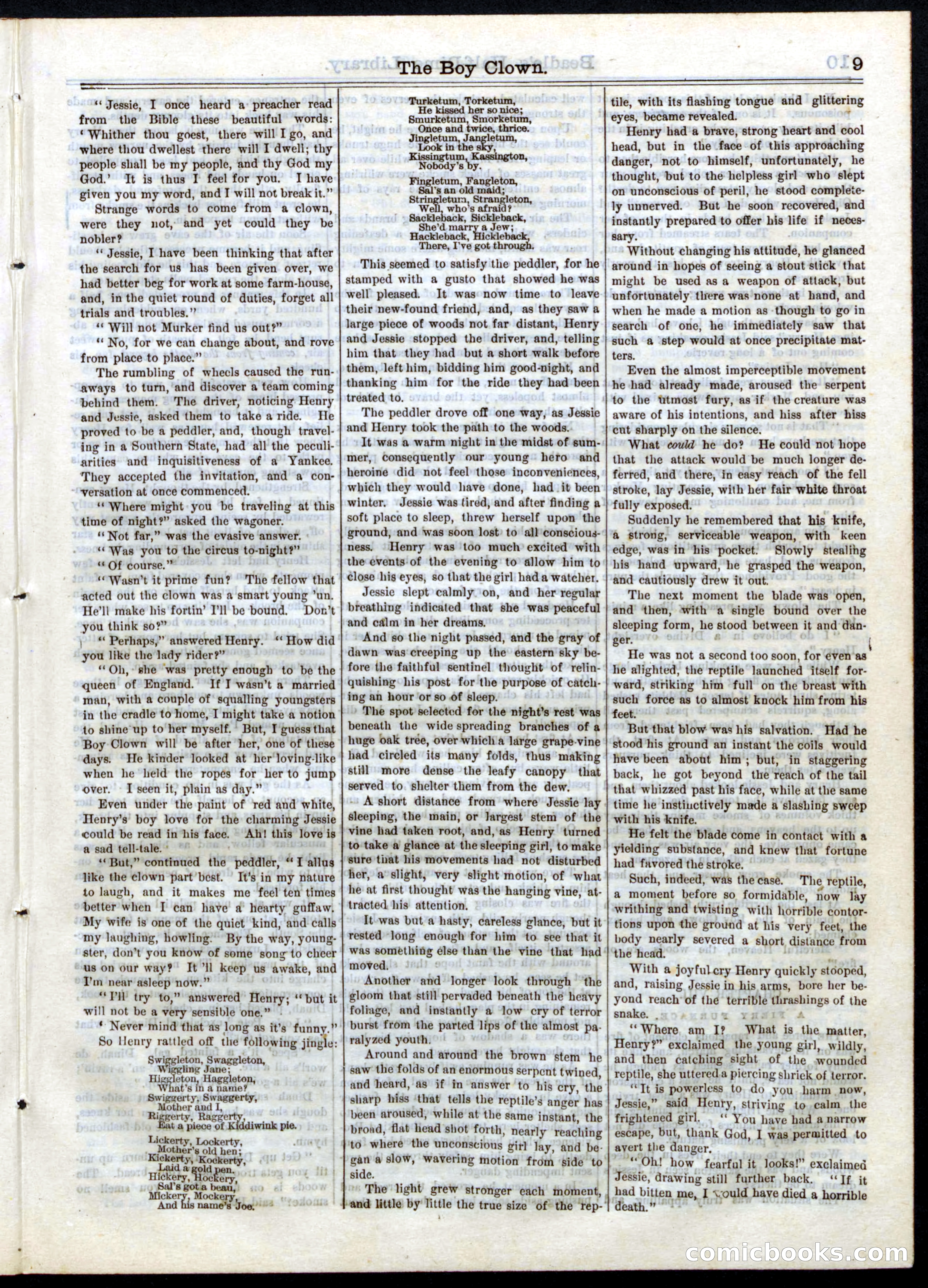 Beadle's Half Dime Library, No. 36 — page 9 of 16
