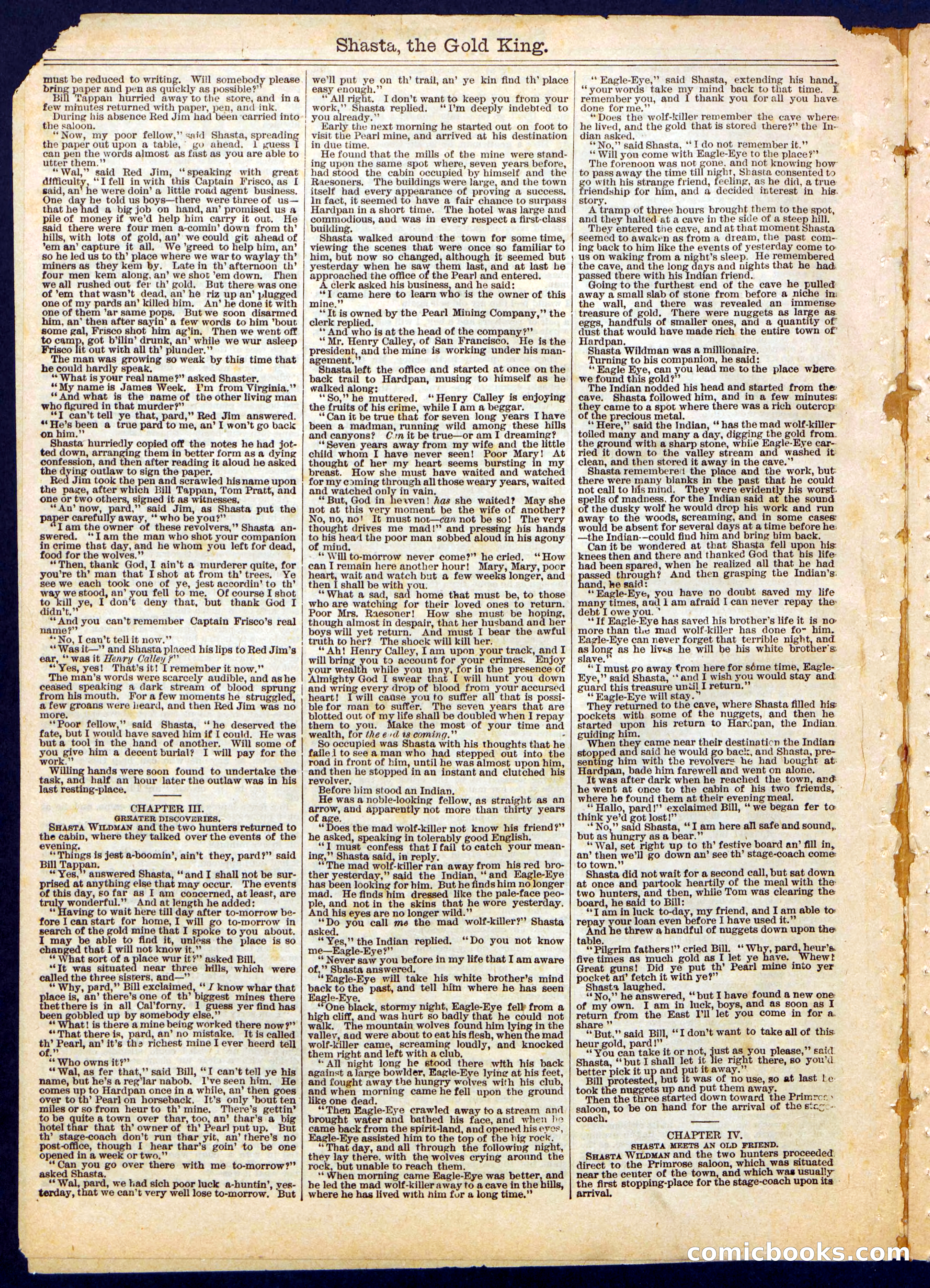 Beadle's Half Dime Library No. 369 — page 4 of 16