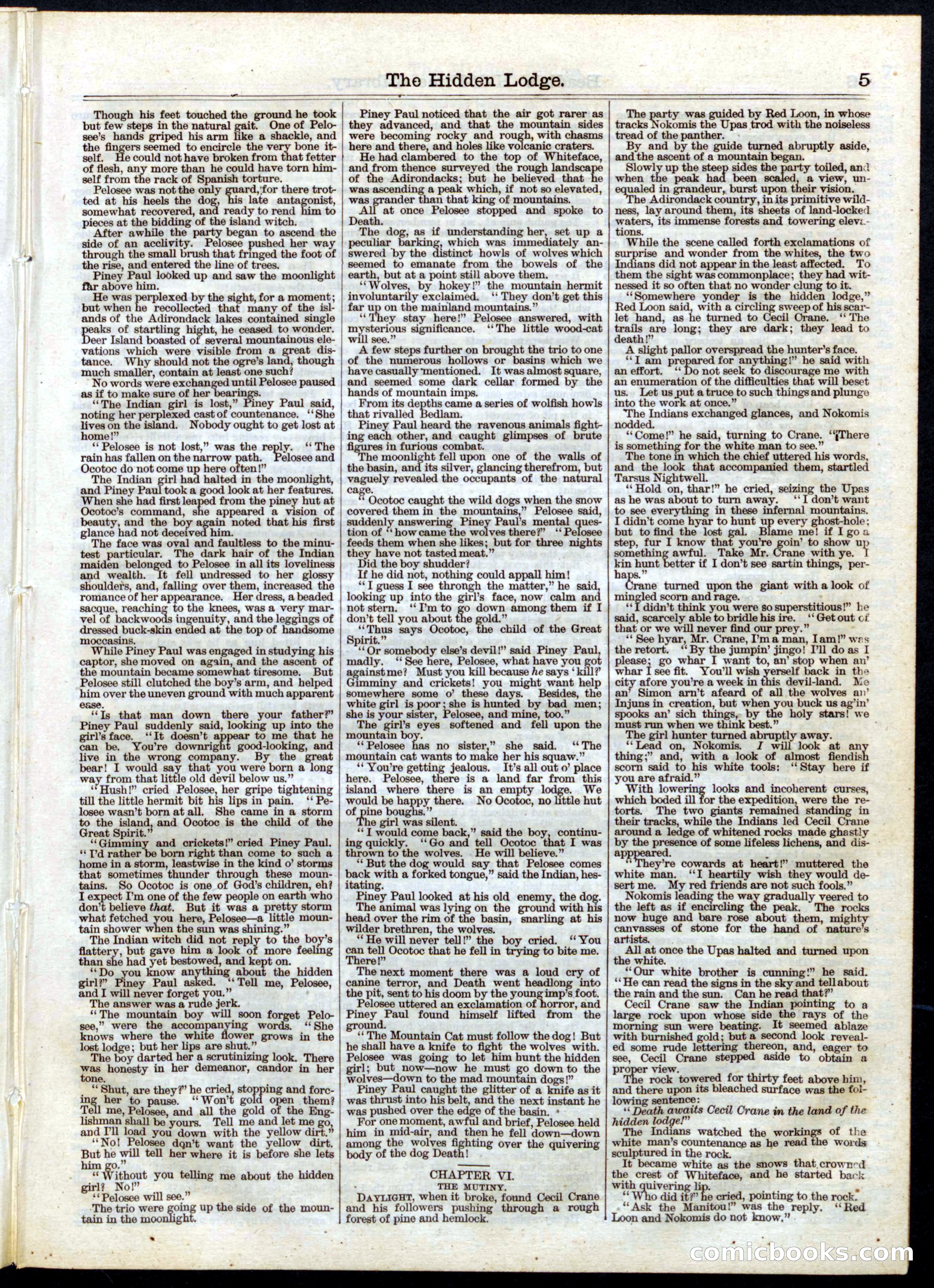 Beadle's Half Dime Library, No. 37 — page 5 of 16