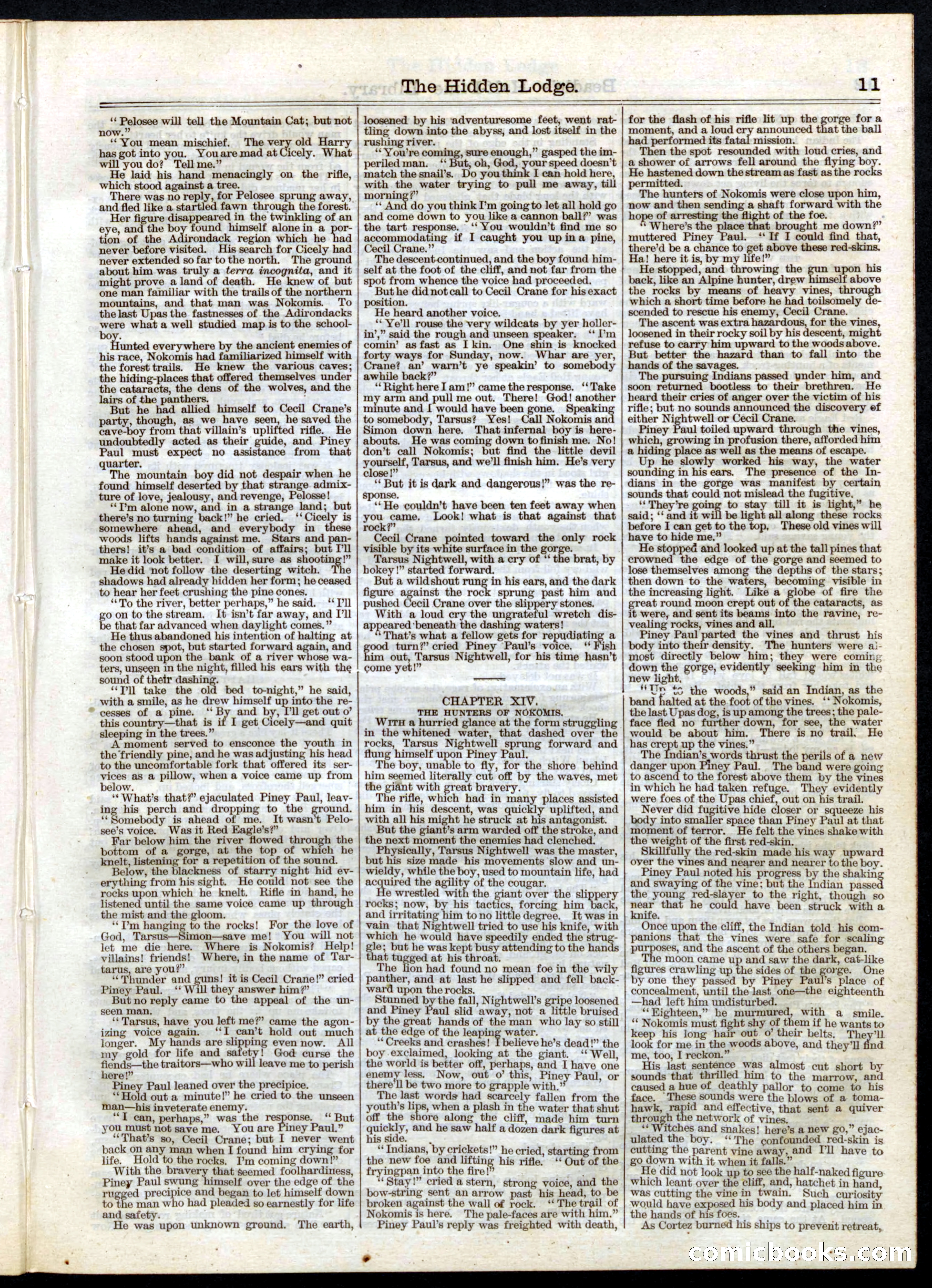 Beadle's Half Dime Library, No. 37 — page 11 of 16