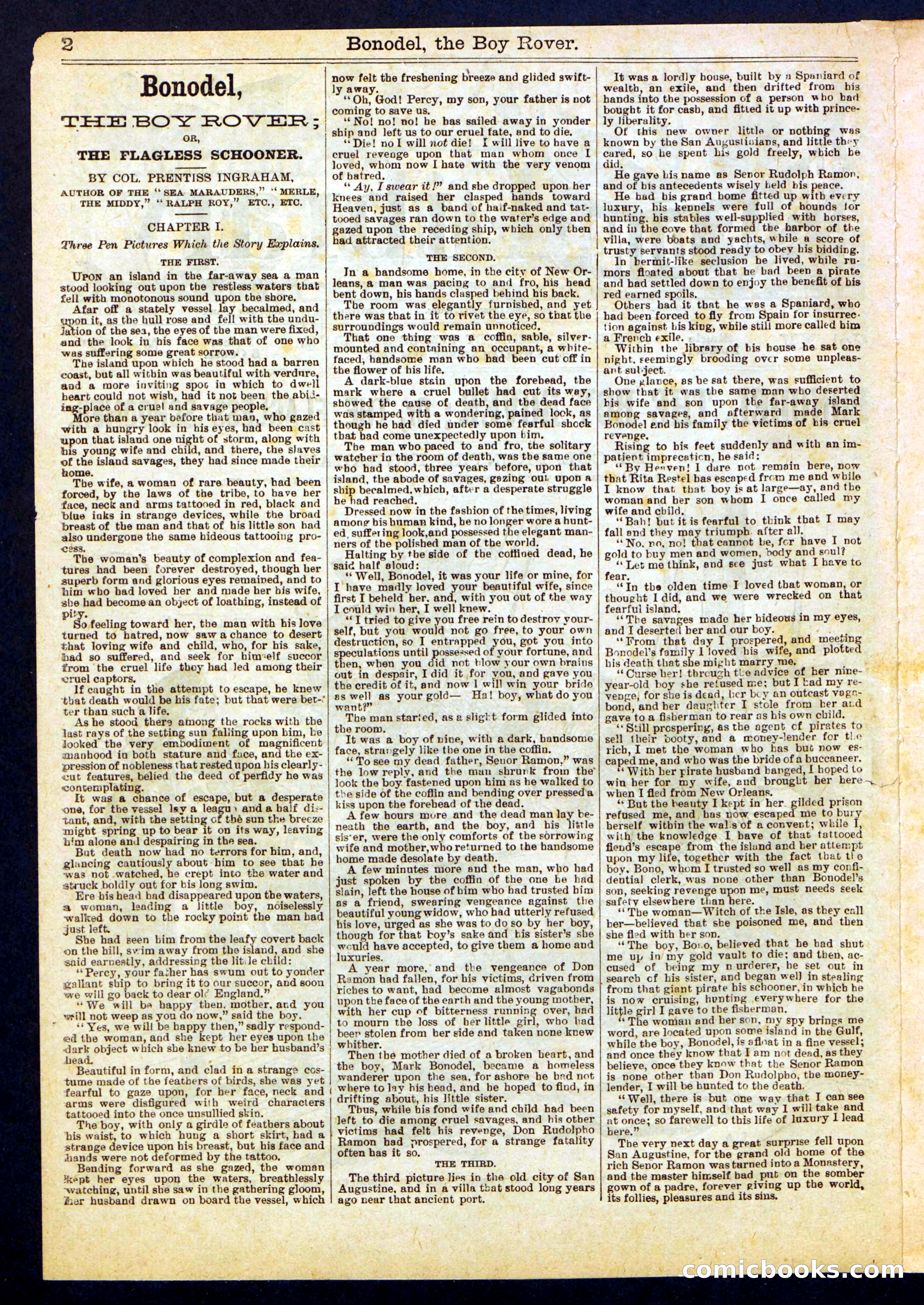Beadle's Half Dime Library, No. 377 — page 2 of 16