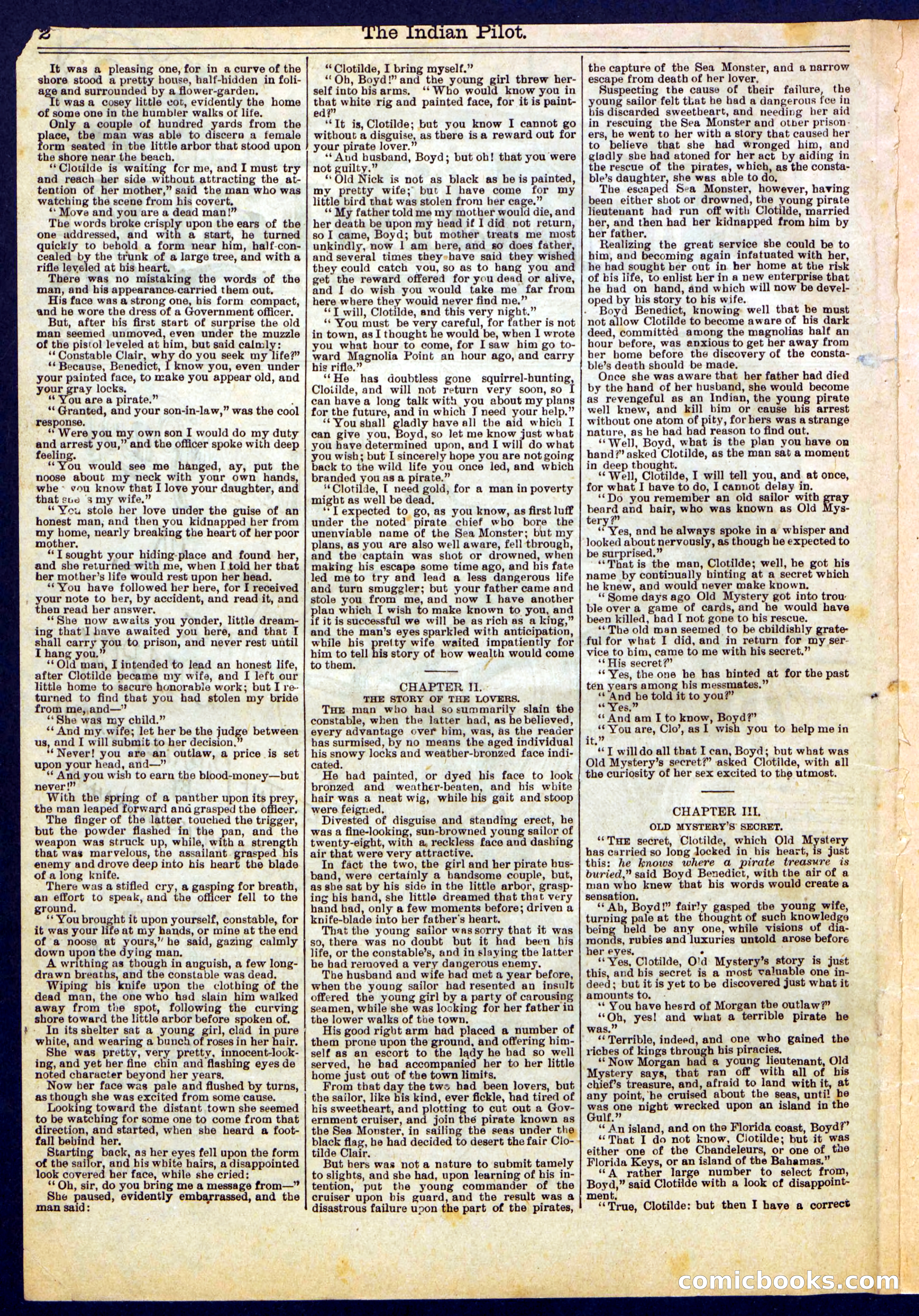 Beadle's Half Dime Library No. 383 — page 2 of 16