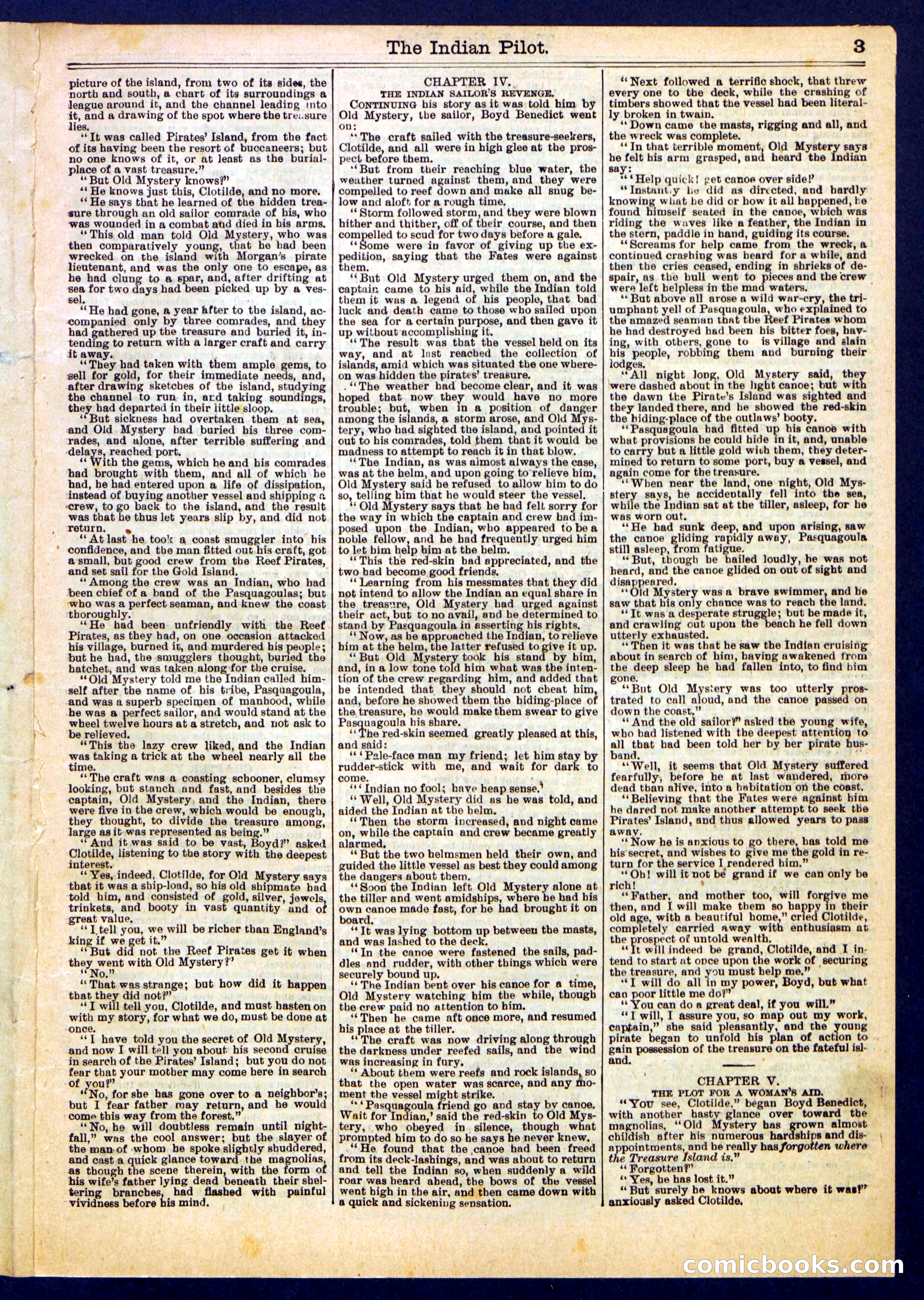 Beadle's Half Dime Library No. 383 — page 3 of 16