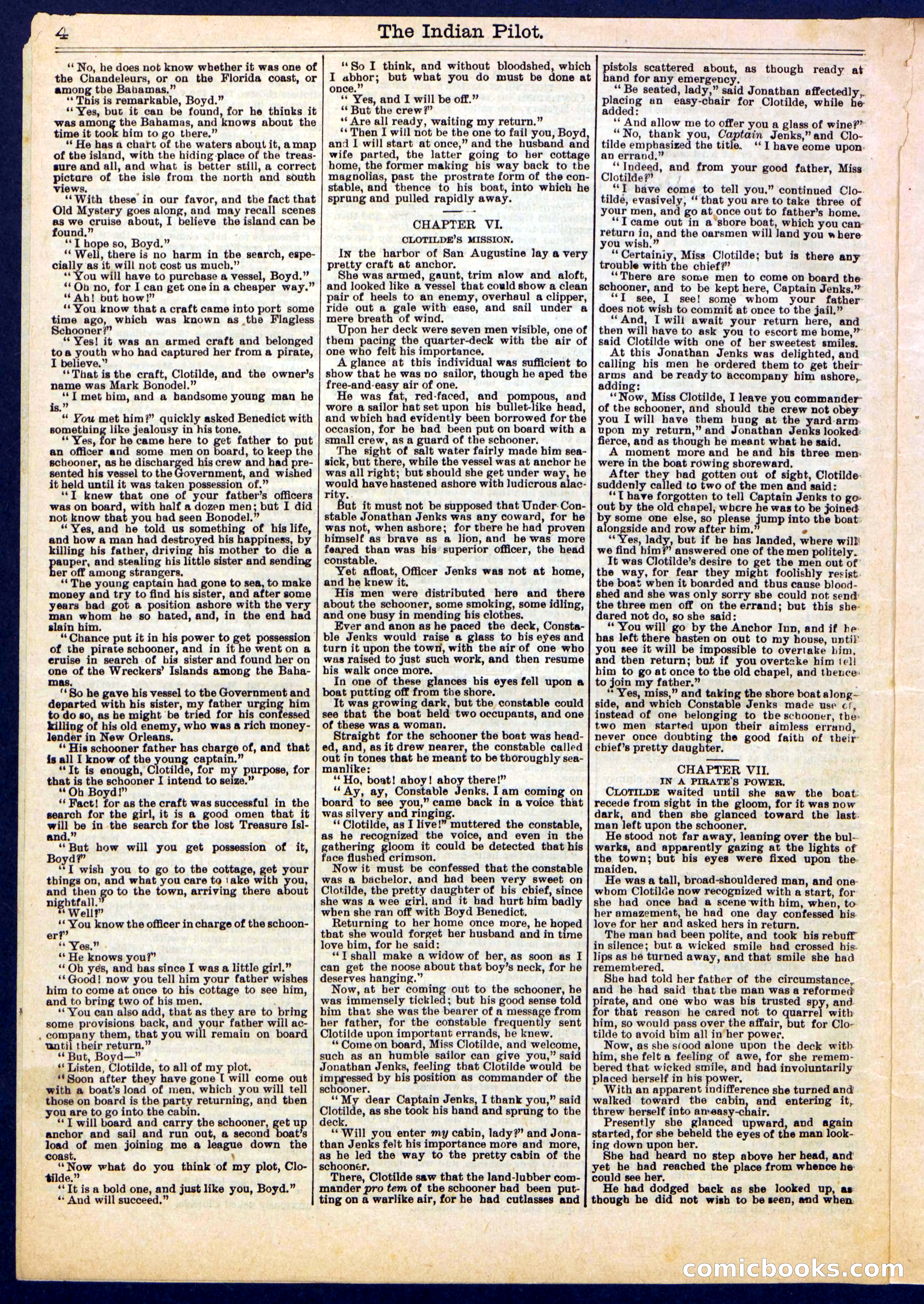 Beadle's Half Dime Library No. 383 — page 4 of 16