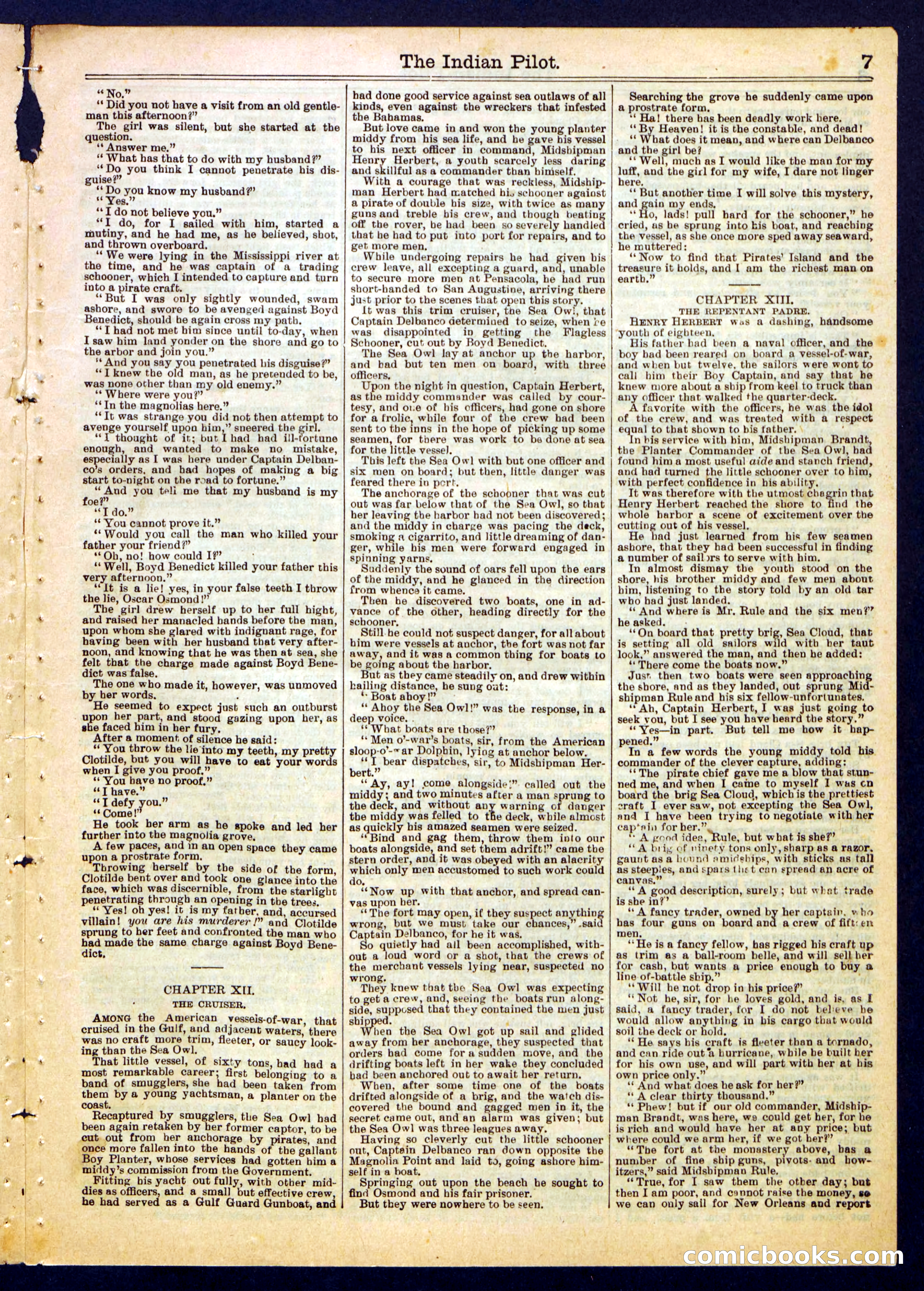 Beadle's Half Dime Library No. 383 — page 7 of 16