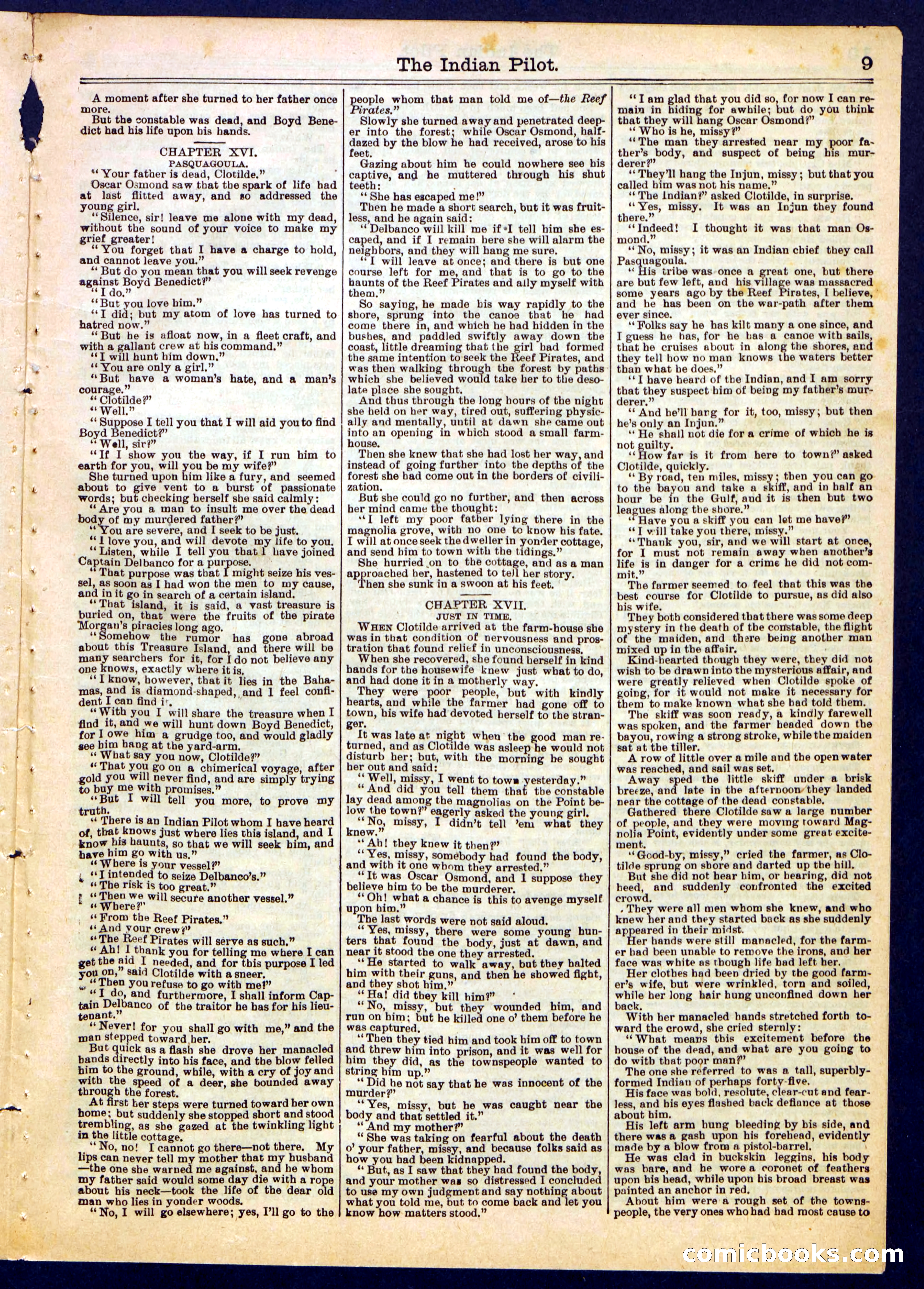 Beadle's Half Dime Library No. 383 — page 9 of 16