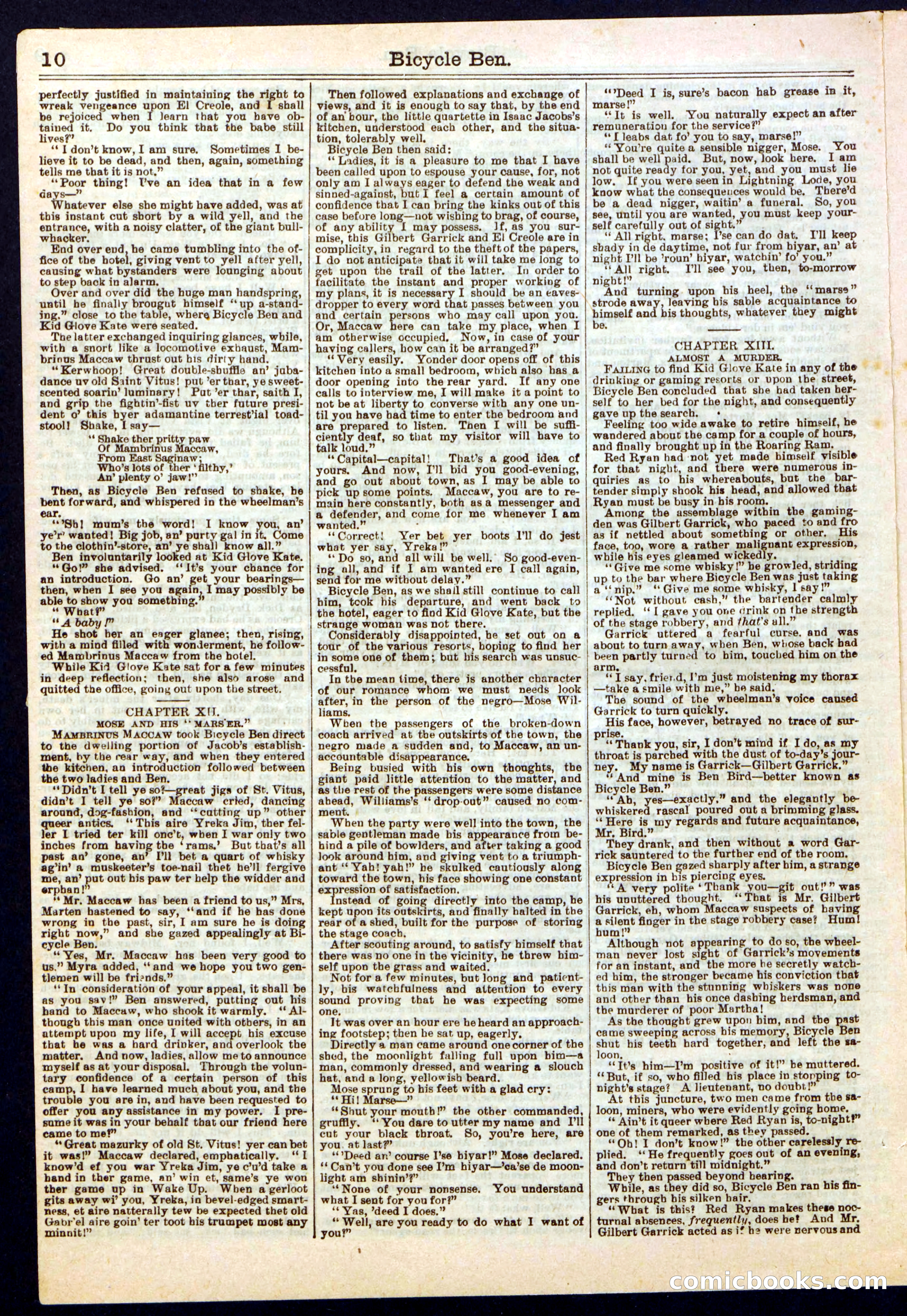 Beadle's Half Dime Library No. 389 — page 10 of 16