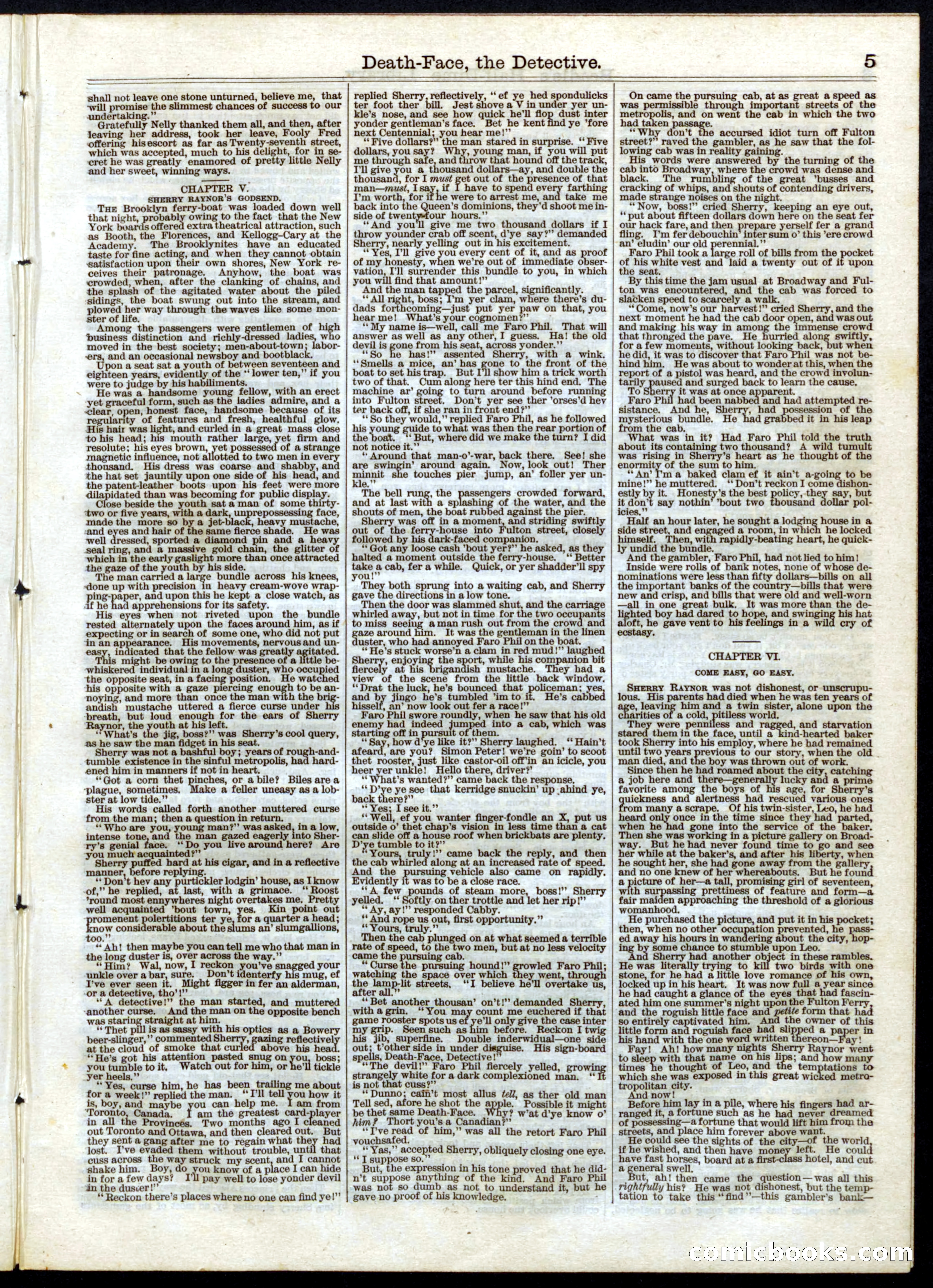 Beadle's Half Dime Library, No. 39 — page 5 of 16