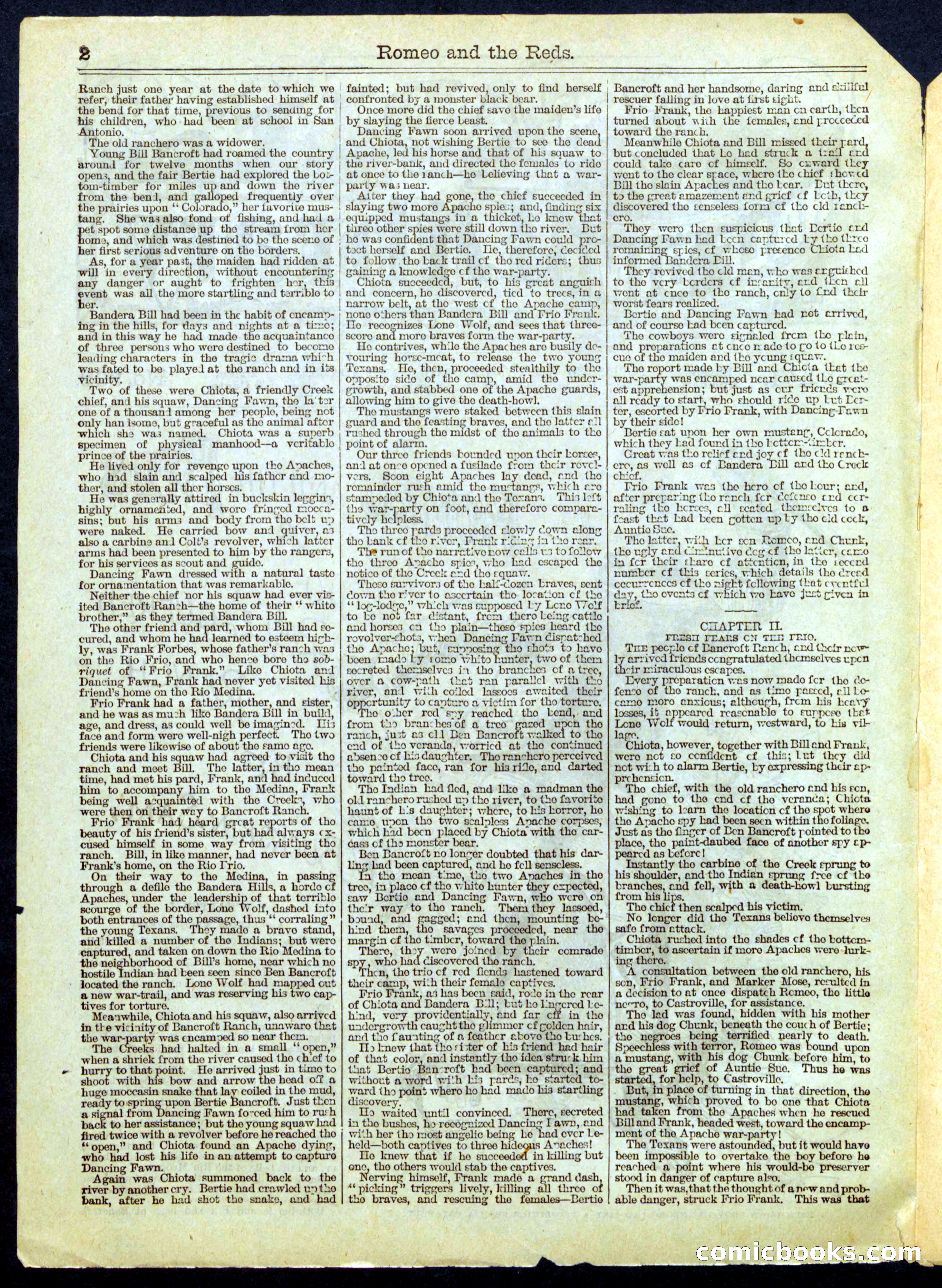 Beadle's Half Dime Library No. 392 — page 2 of 16