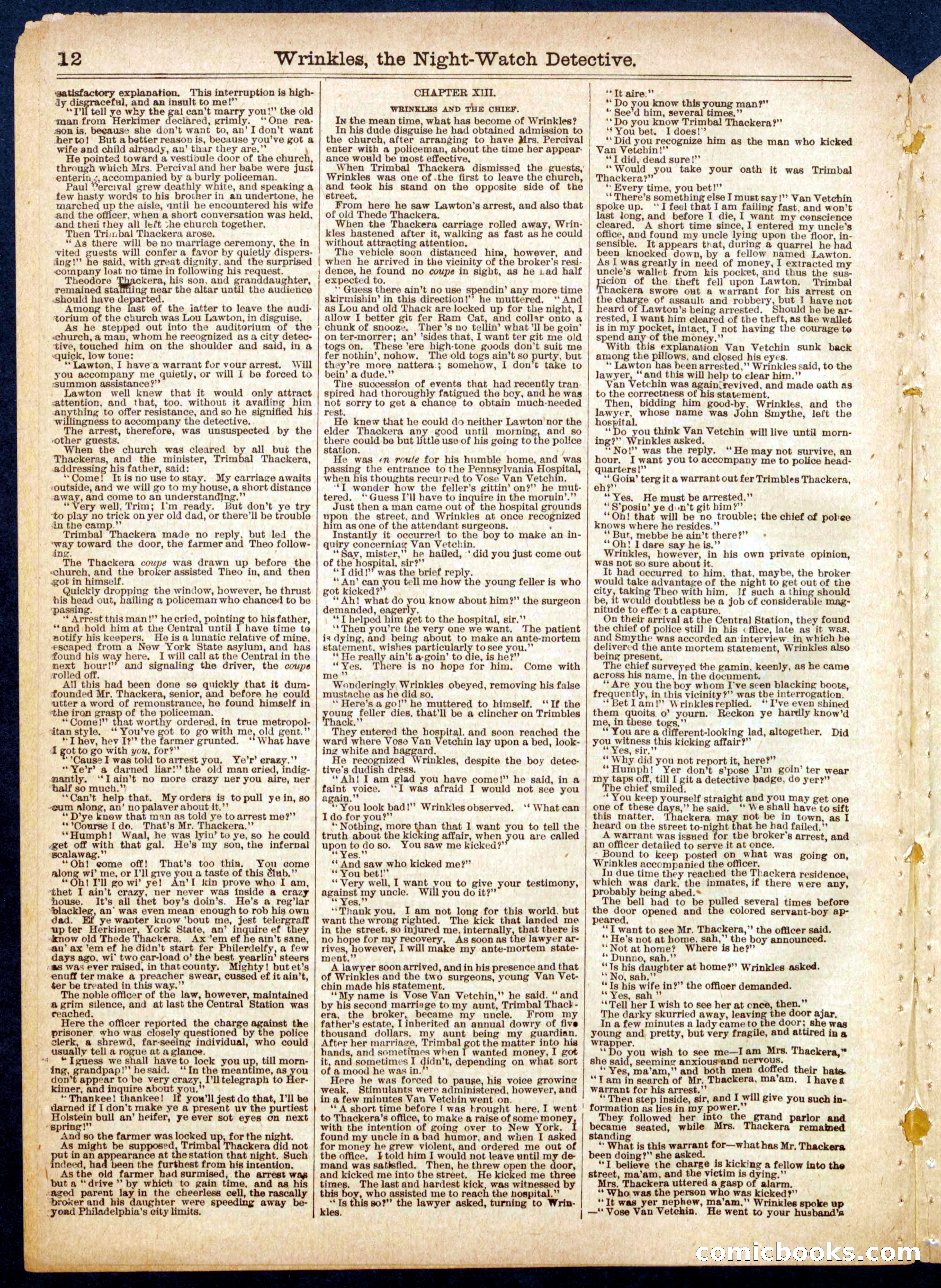 Beadle's Half Dime Library No. 400 — page 12 of 16