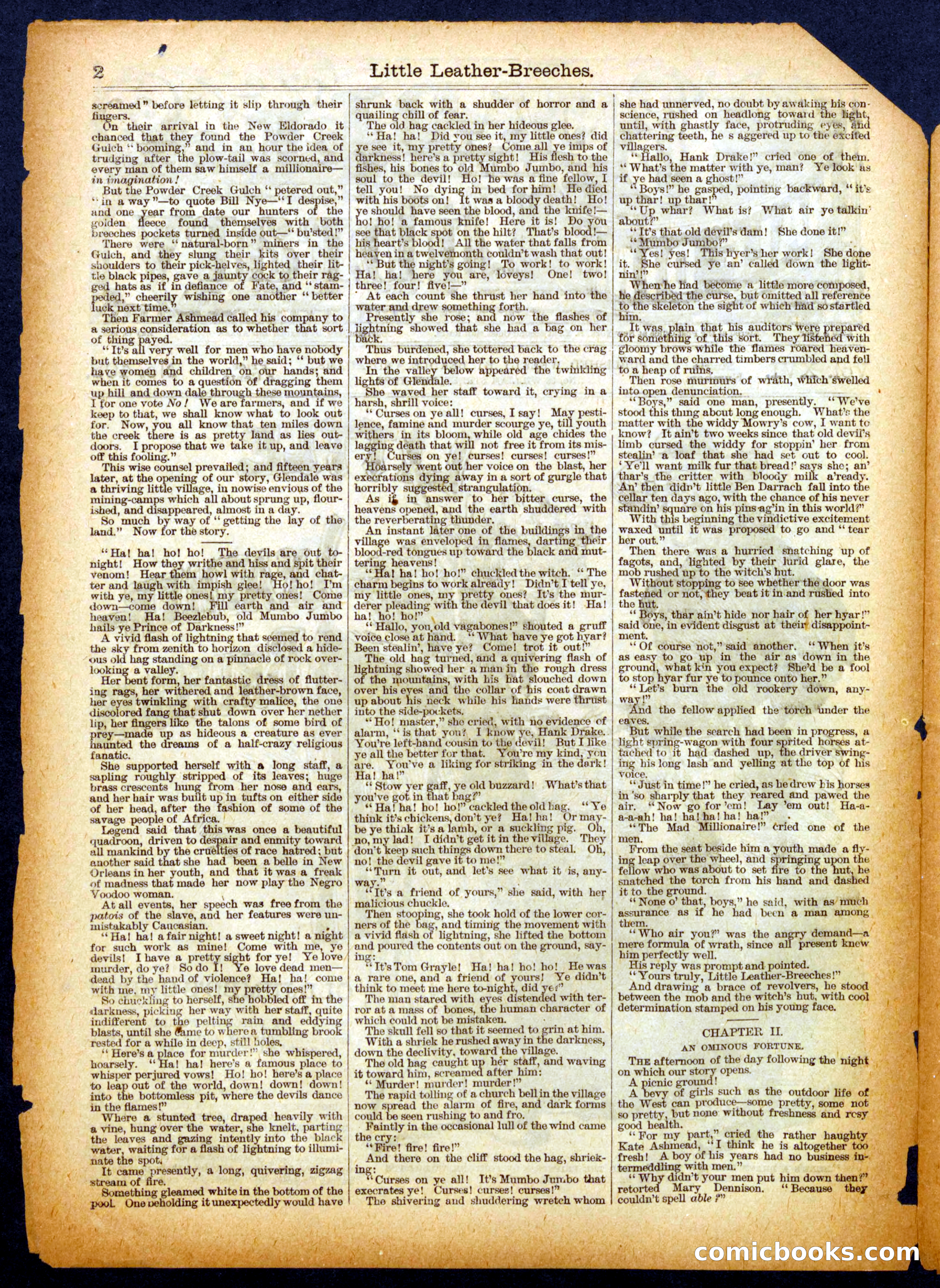 Beadle's Half Dime Library, No. 408 — page 2 of 16