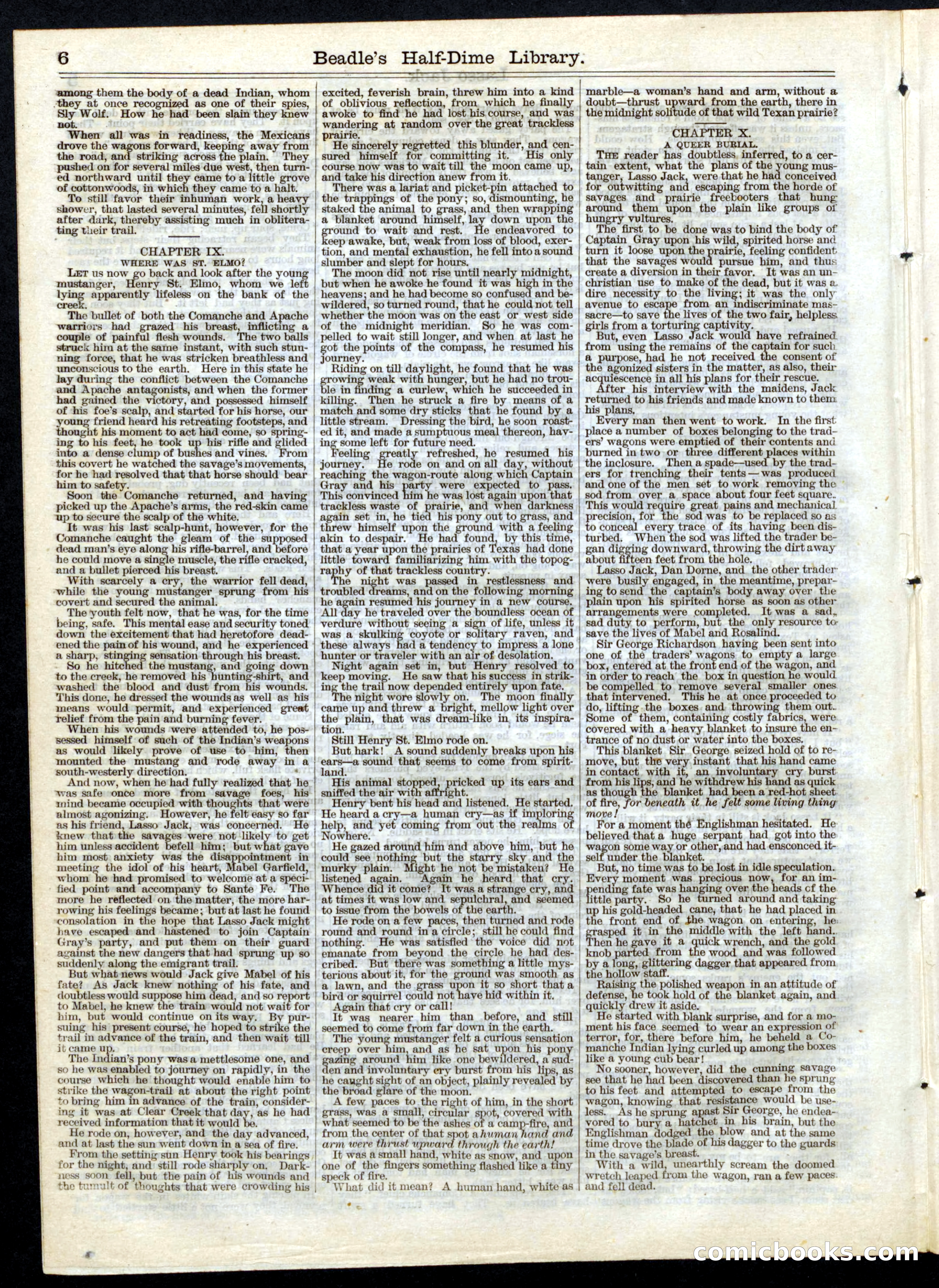 Beadle's Half Dime Library No. 41 — page 6 of 16