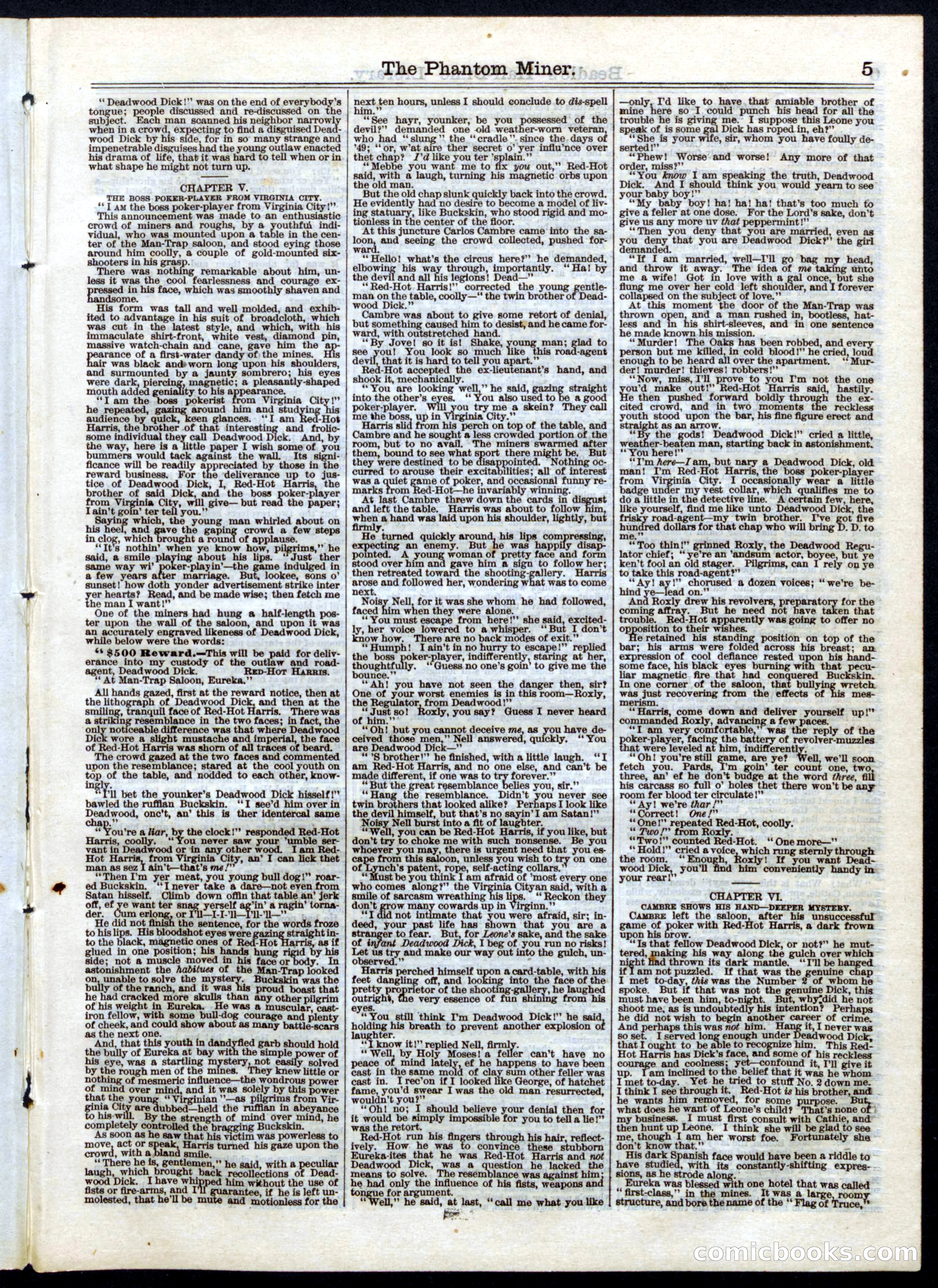 Beadle's Half Dime Library No. 42 — page 5 of 16