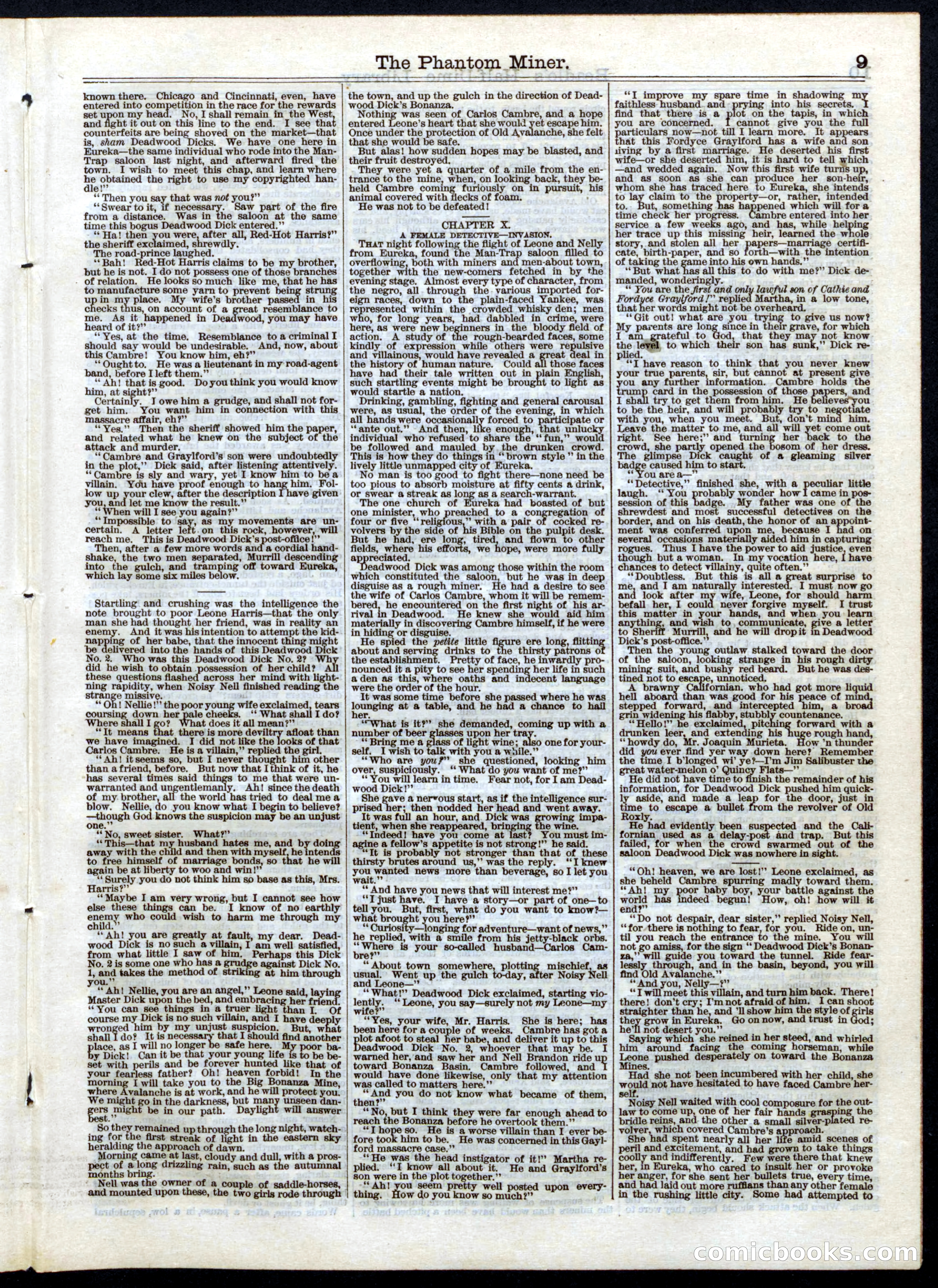 Beadle's Half Dime Library No. 42 — page 9 of 16