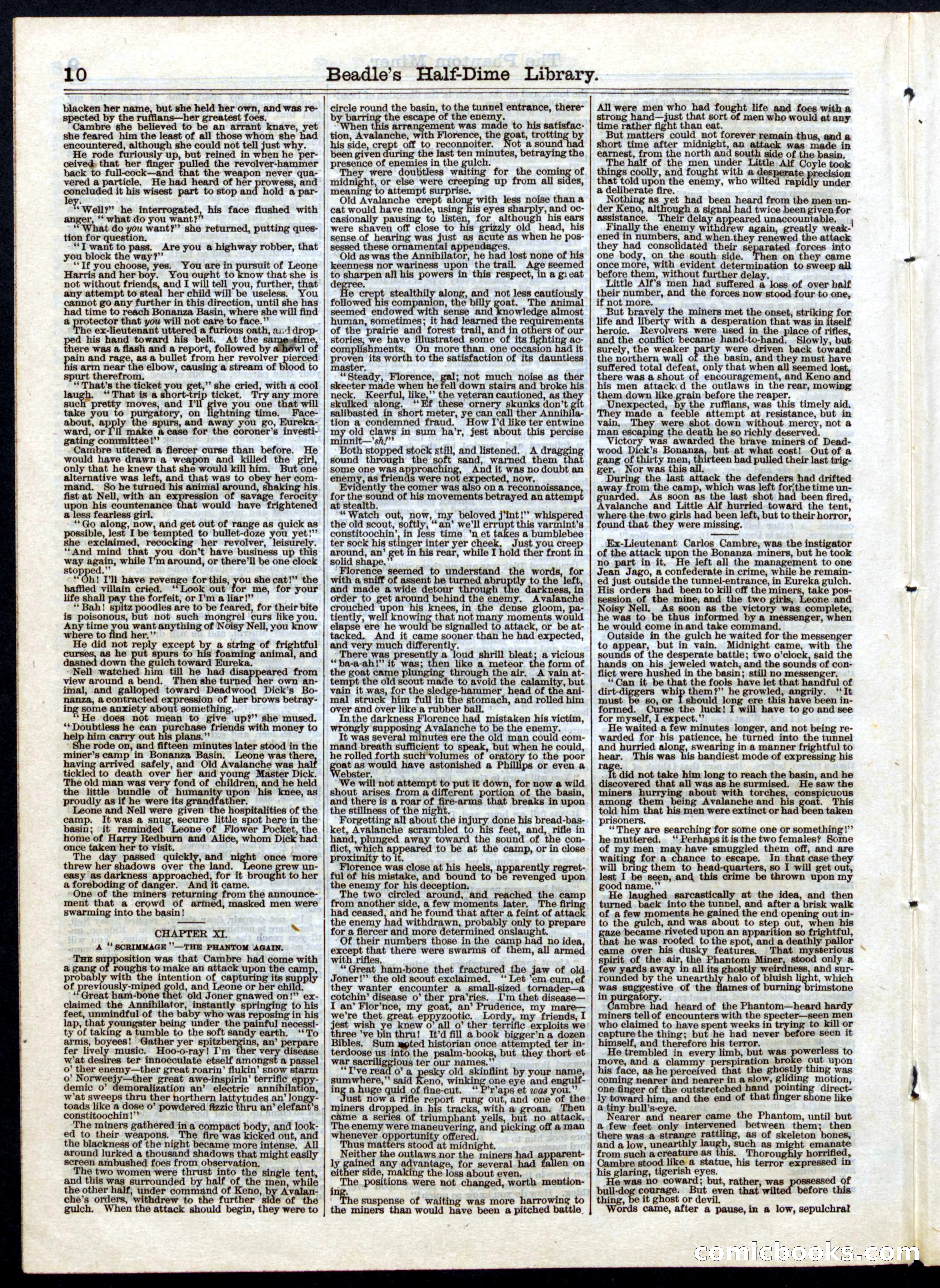 Beadle's Half Dime Library No. 42 — page 10 of 16