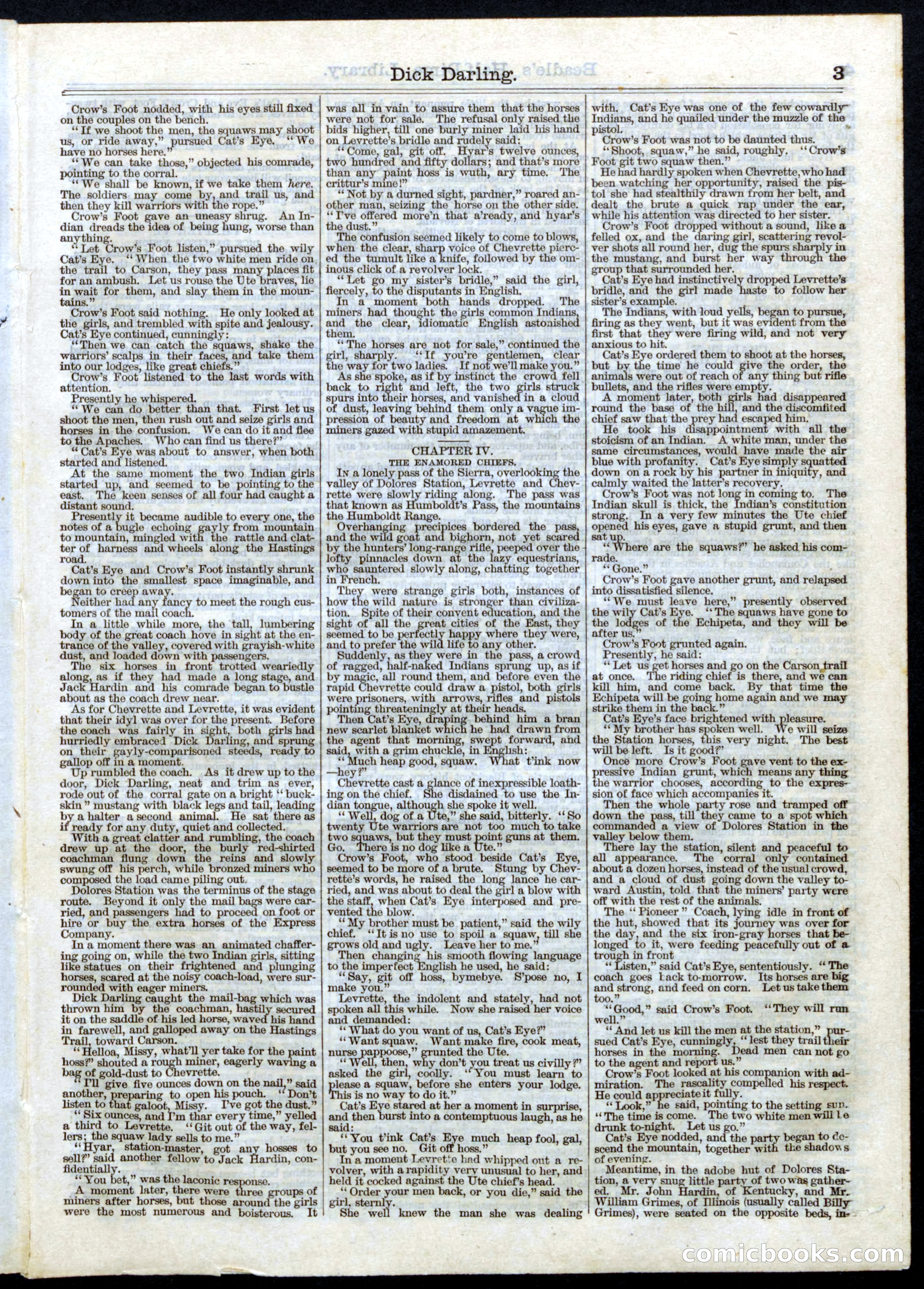 Beadle's Half Dime Library, No. 48 — page 3 of 16