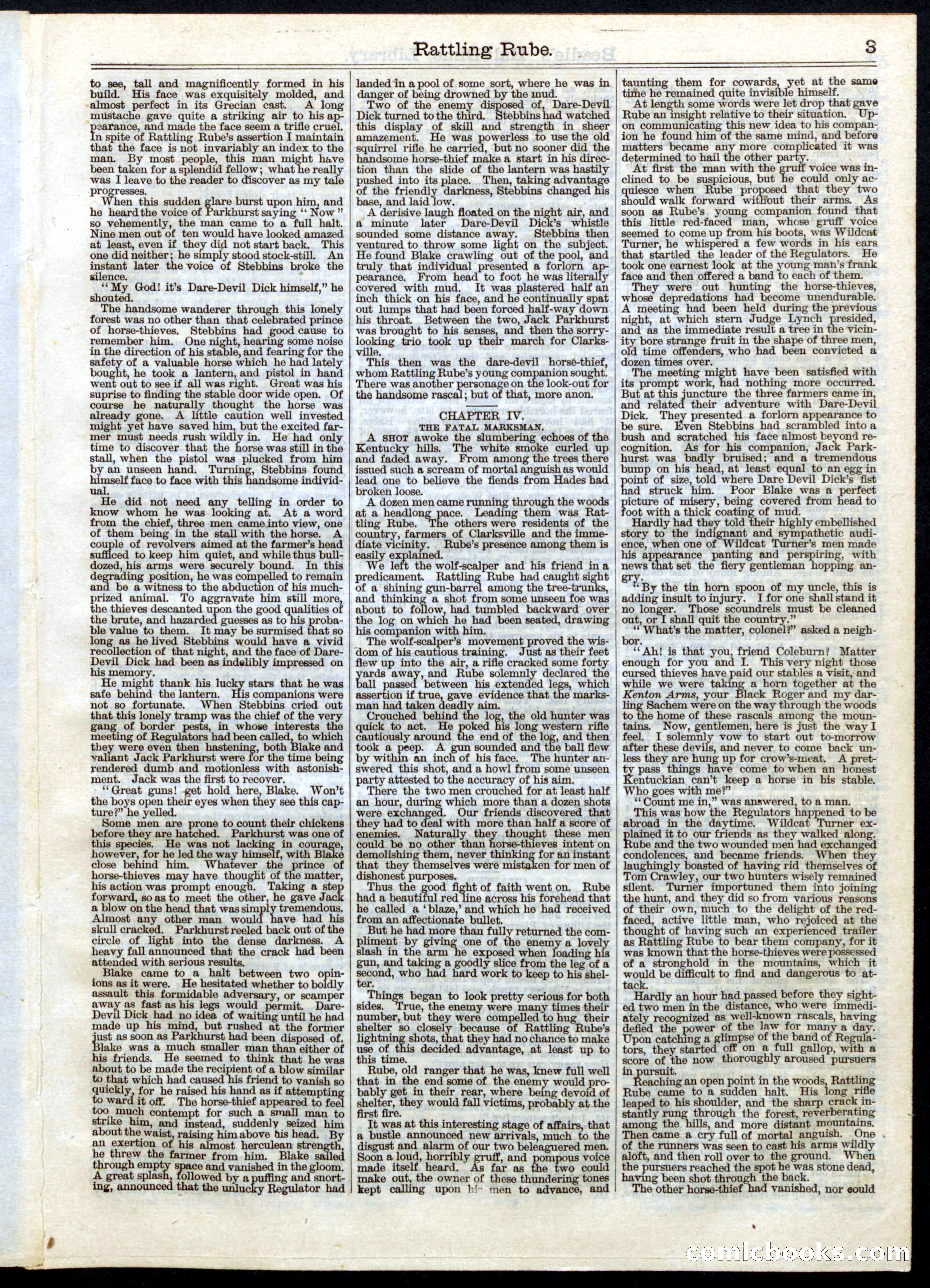 Beadle's Half Dime Library No. 44 — page 3 of 16