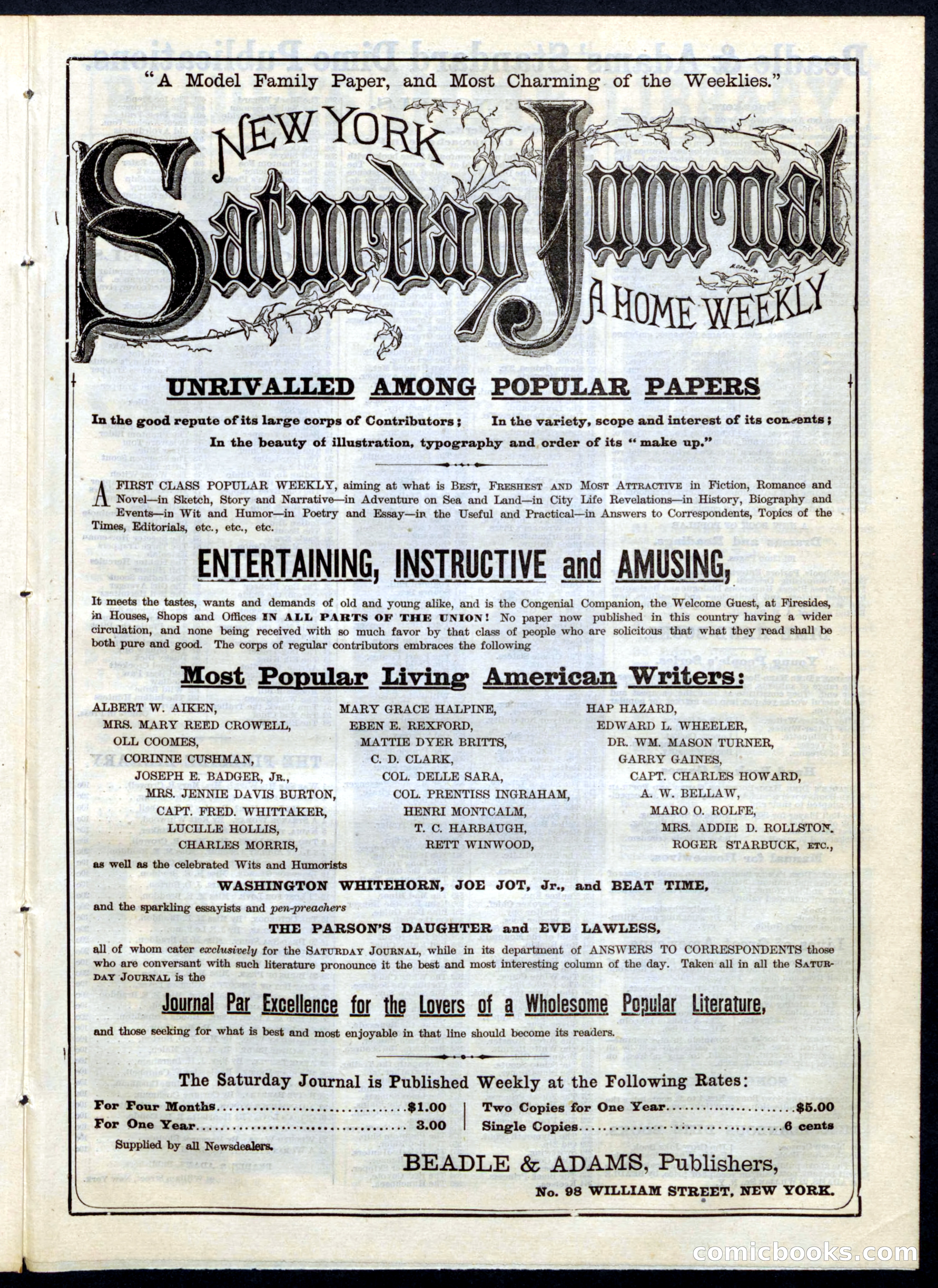 Beadle's Half Dime Library No. 44 — page 13 of 16