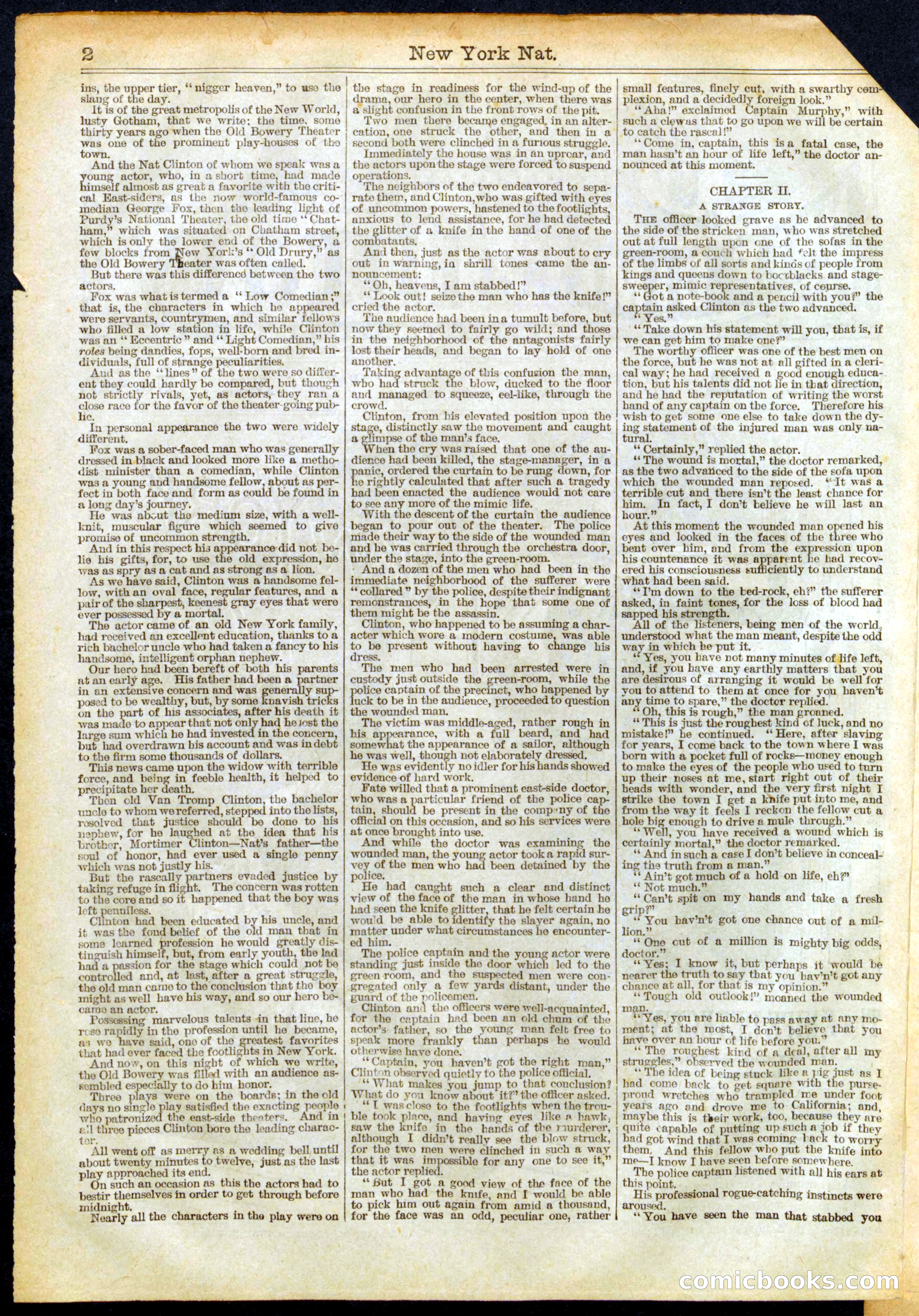 Beadle's Half Dime Library No. 447 — page 2 of 16