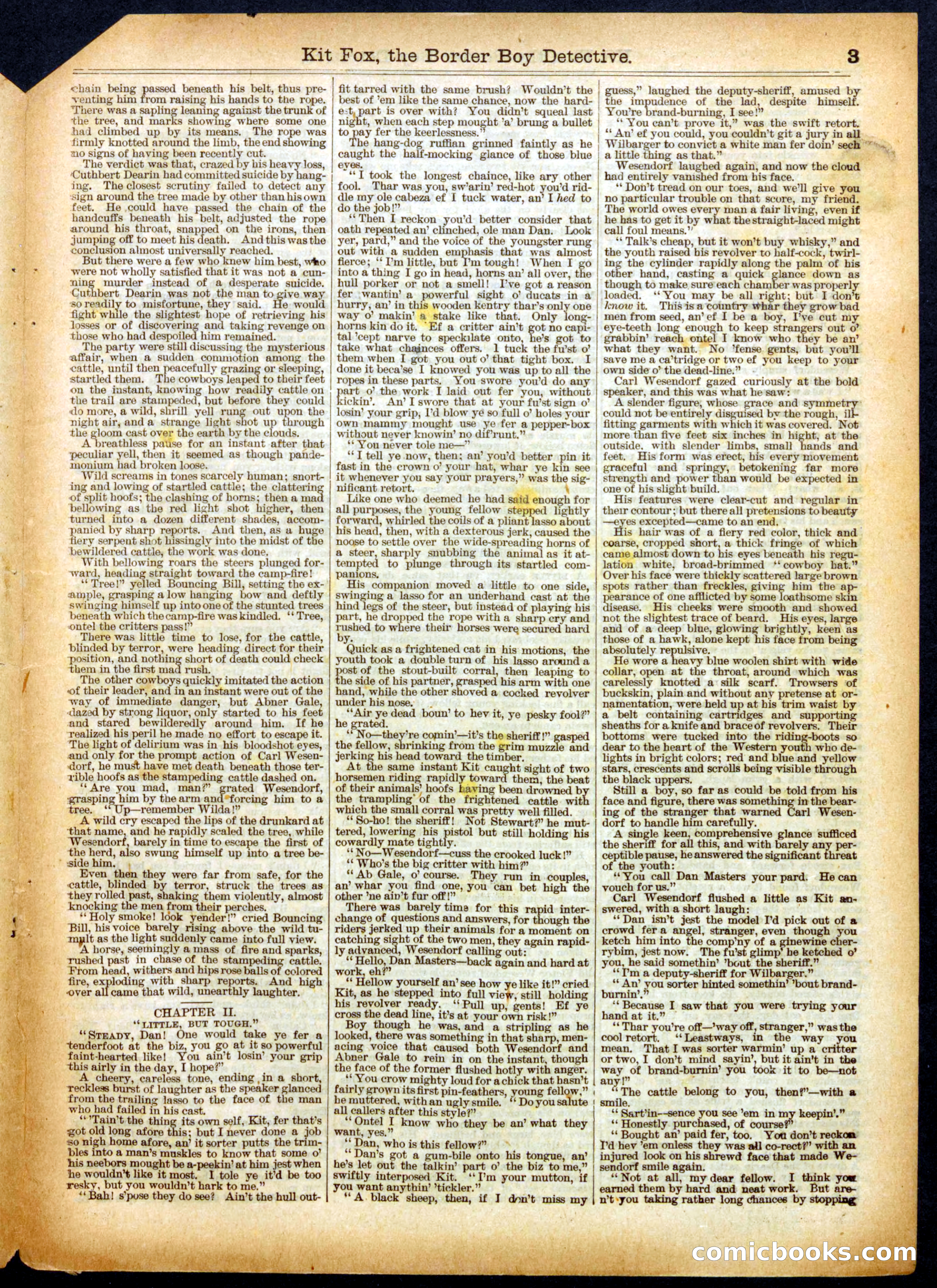 Beadle's Half Dime Library No. 449 — page 3 of 16