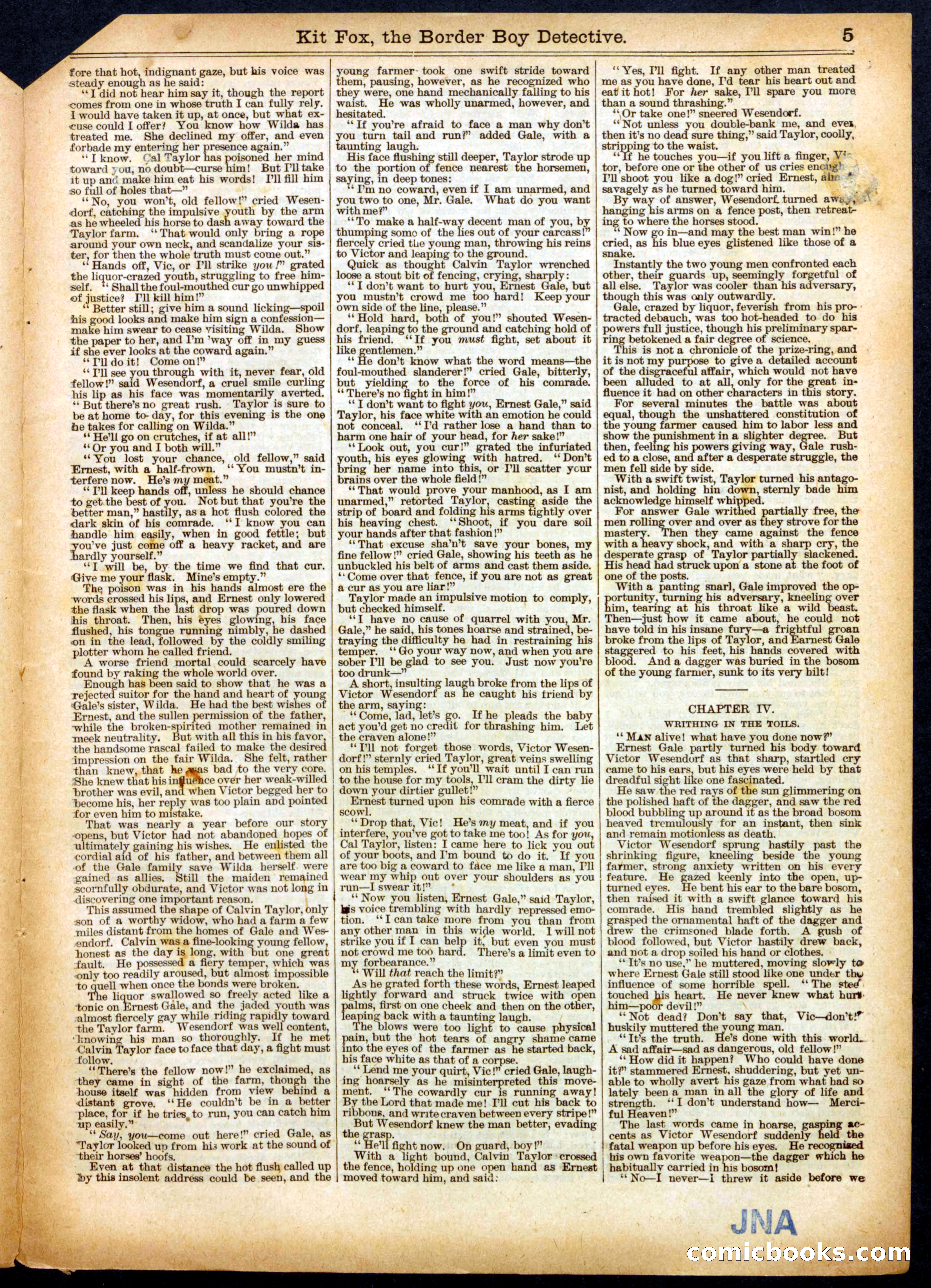 Beadle's Half Dime Library No. 449 — page 5 of 16