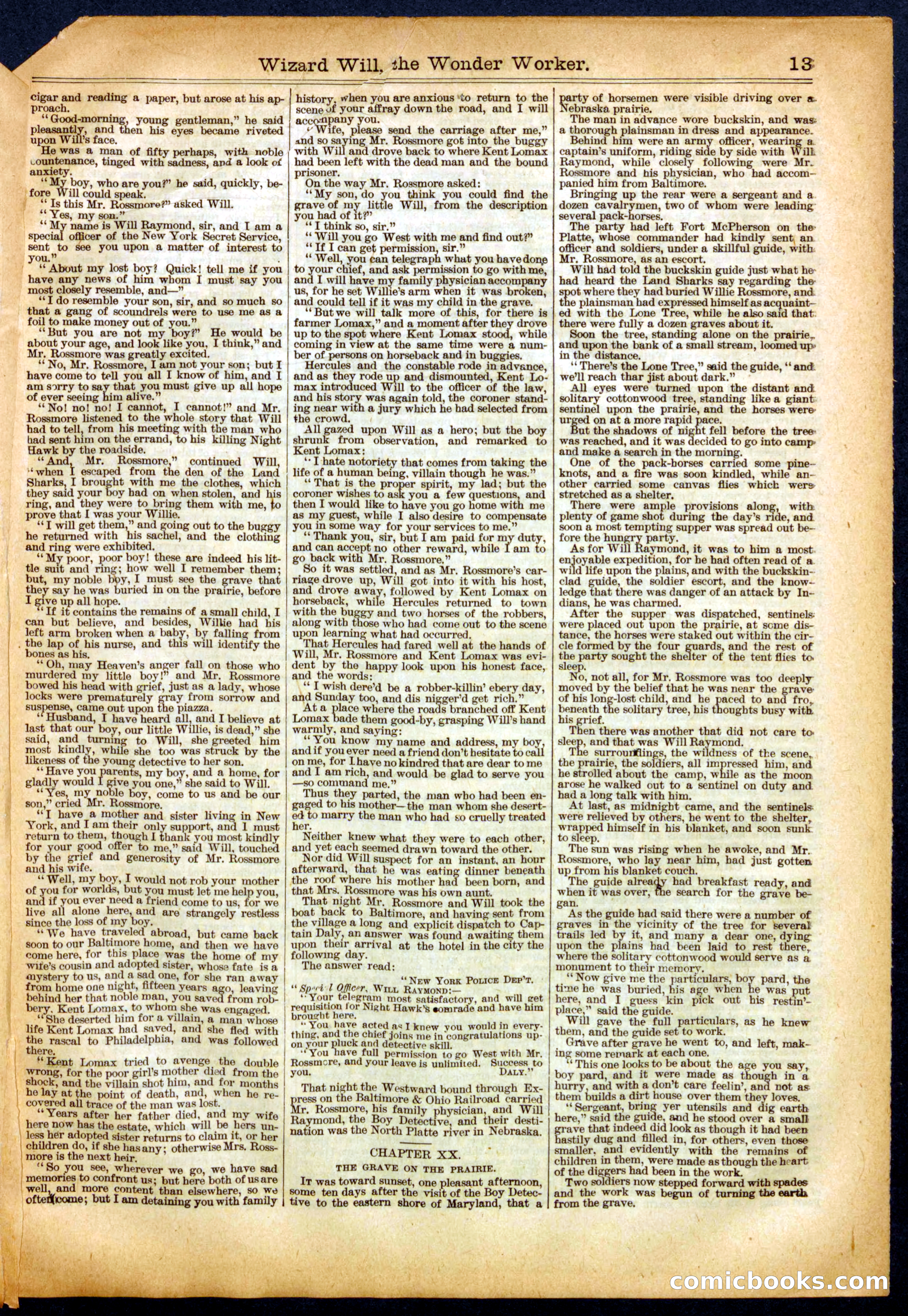 Beadle's Half Dime Library No. 450 — page 13 of 16