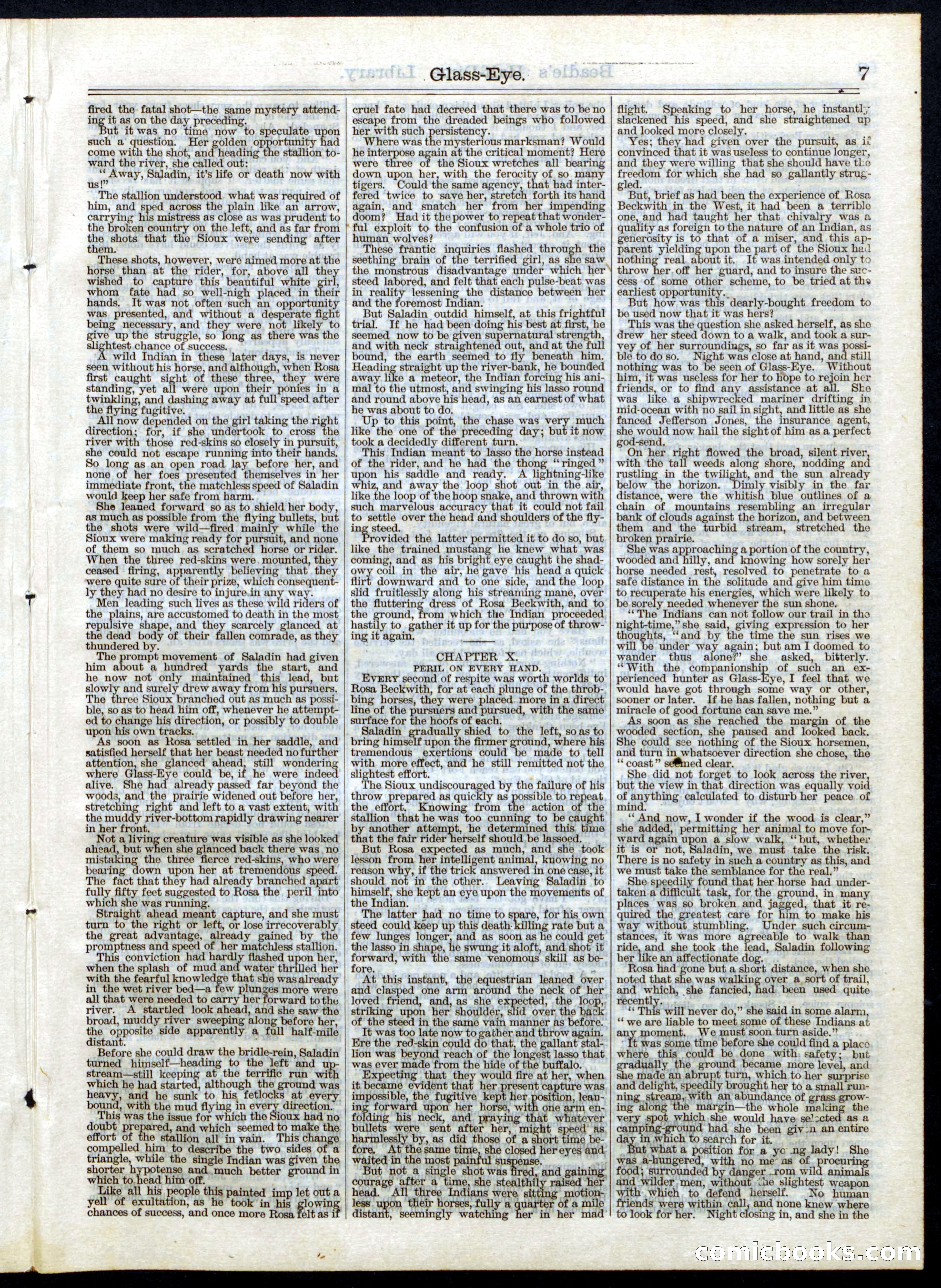Beadle's Half Dime Library, No. 46 — page 7 of 16
