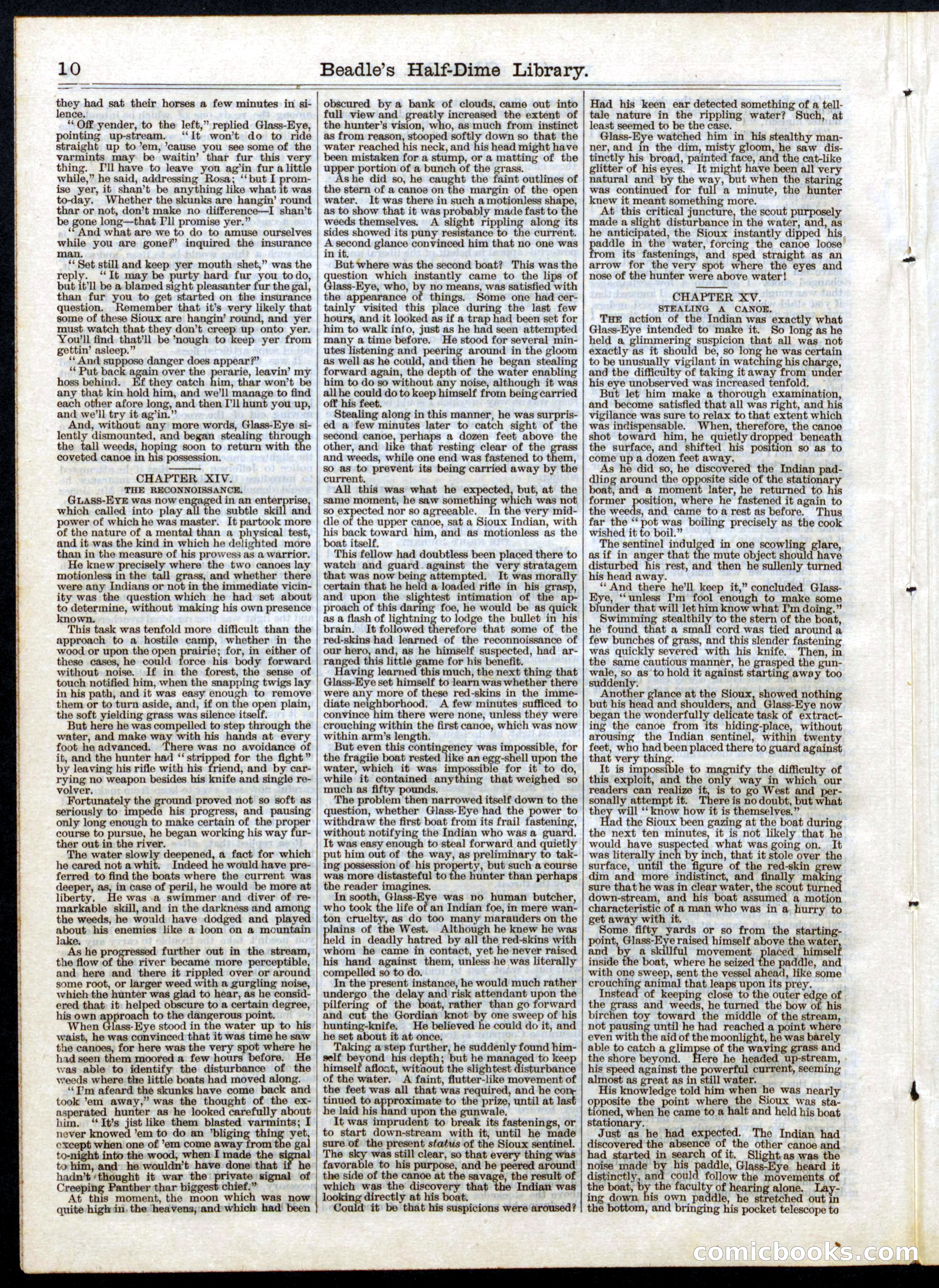 Beadle's Half Dime Library, No. 46 — page 10 of 16