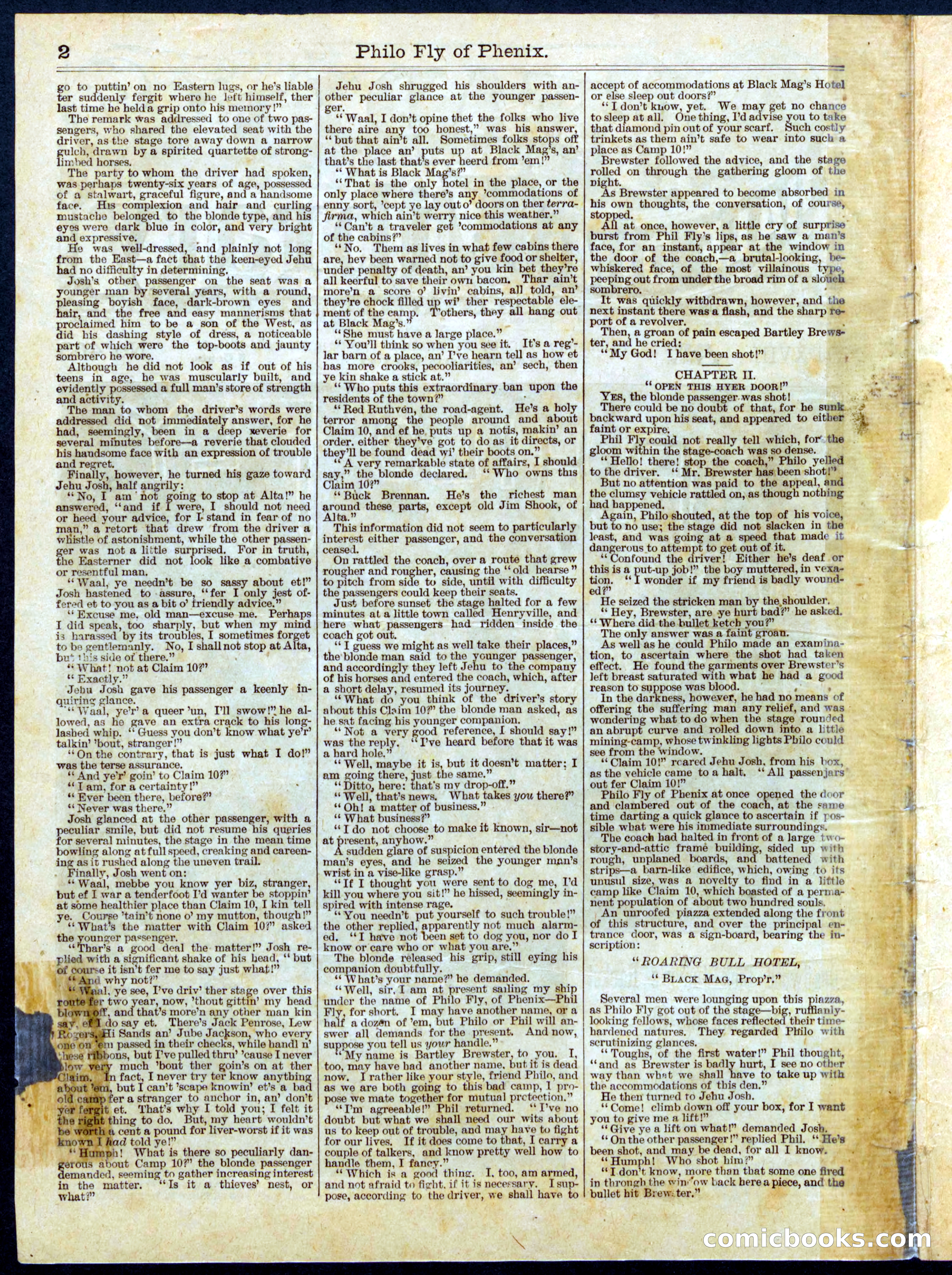 Beadle's Half Dime Library No. 465 — page 2 of 16