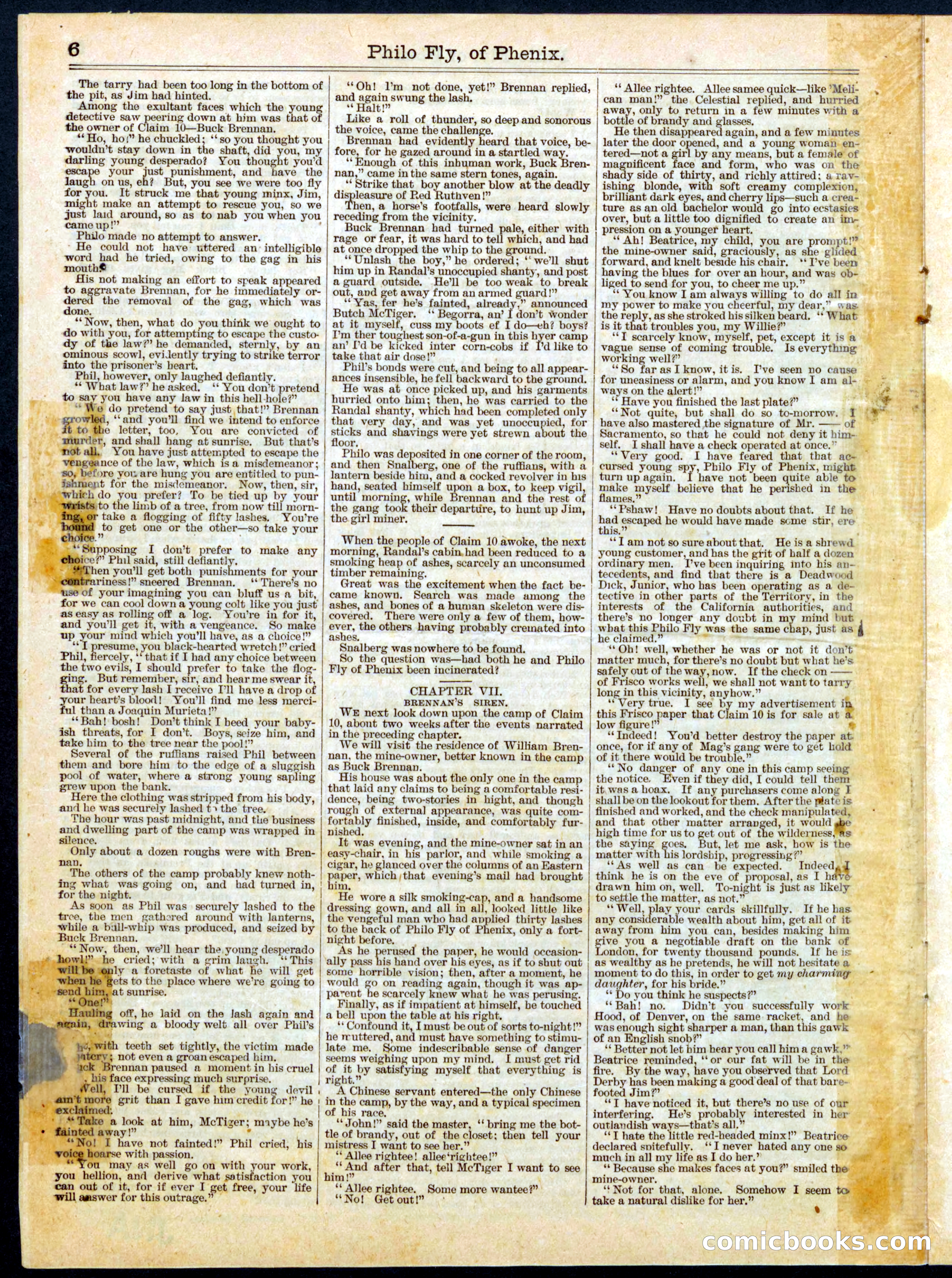 Beadle's Half Dime Library No. 465 — page 6 of 16