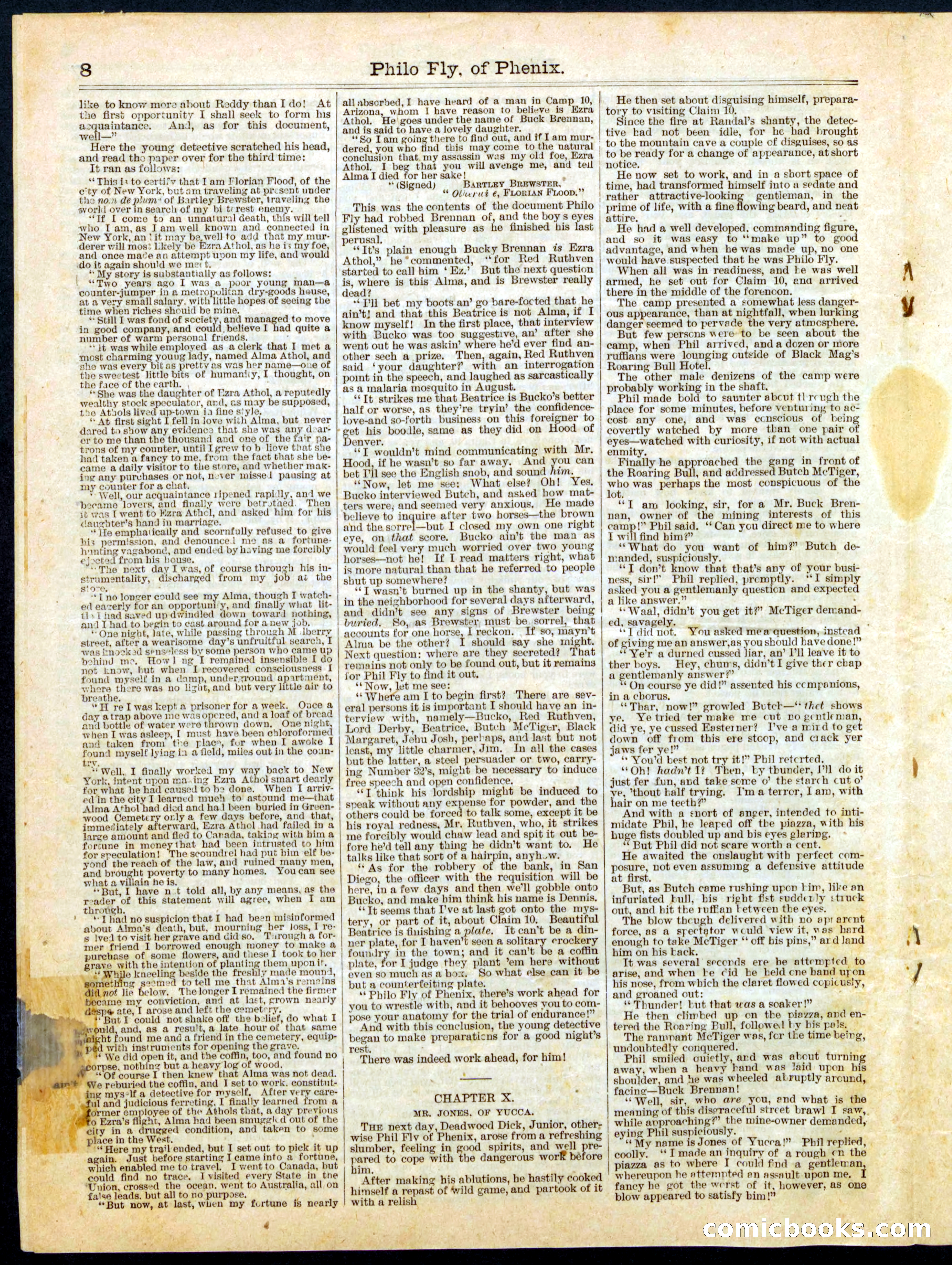 Beadle's Half Dime Library No. 465 — page 8 of 16