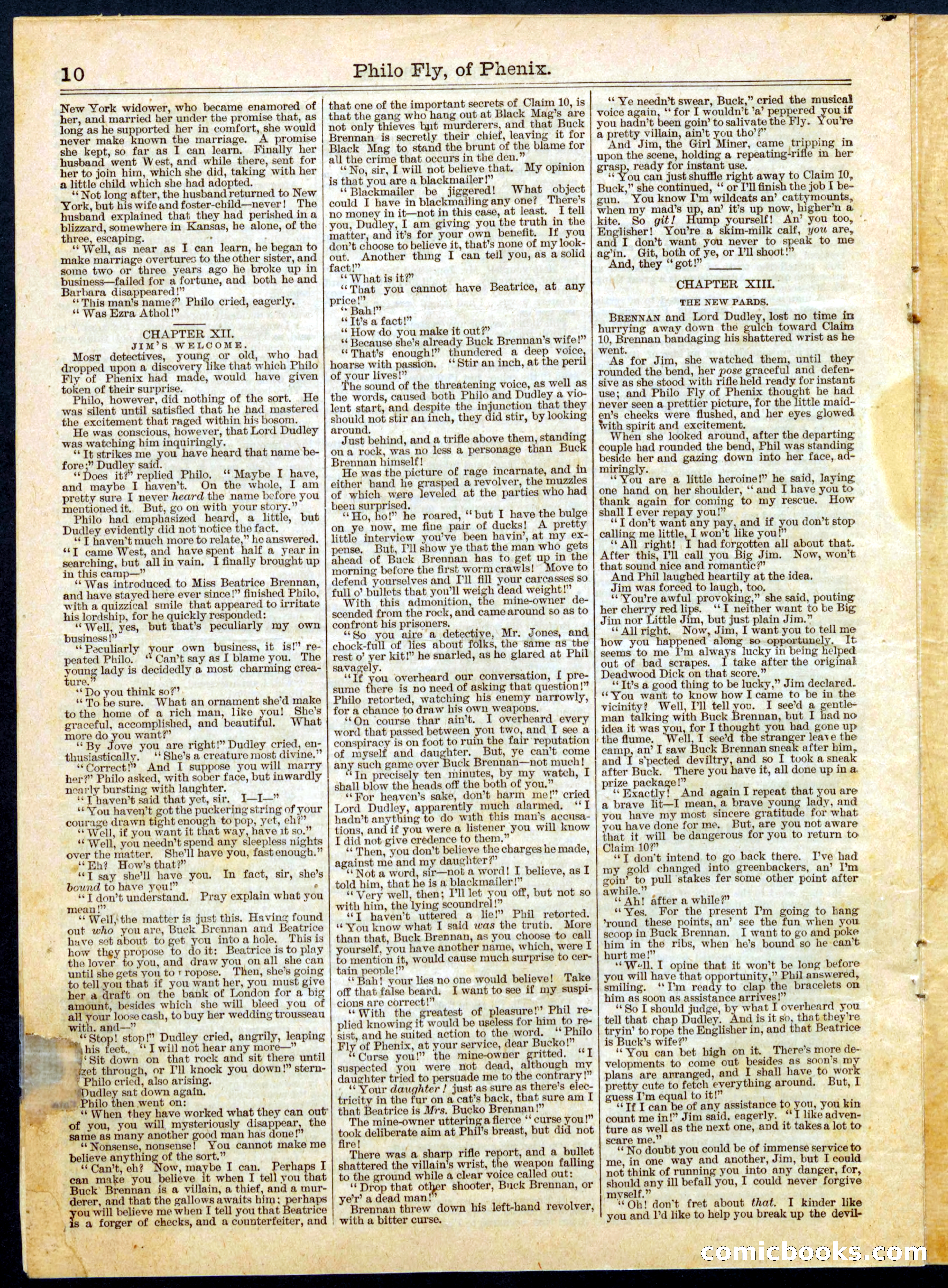 Beadle's Half Dime Library No. 465 — page 10 of 16