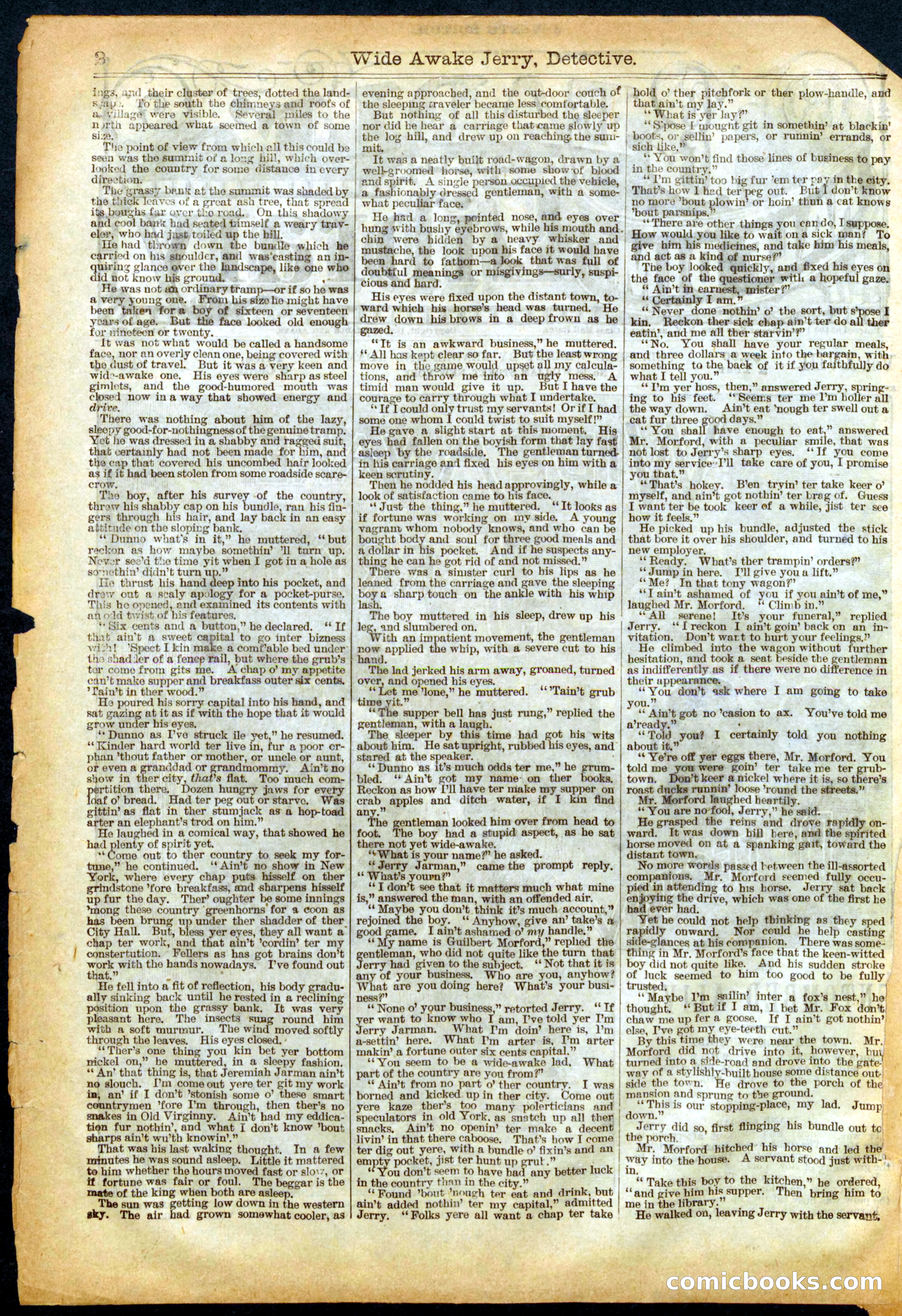 Beadle's Half Dime Library, No. 466 — page 2 of 16