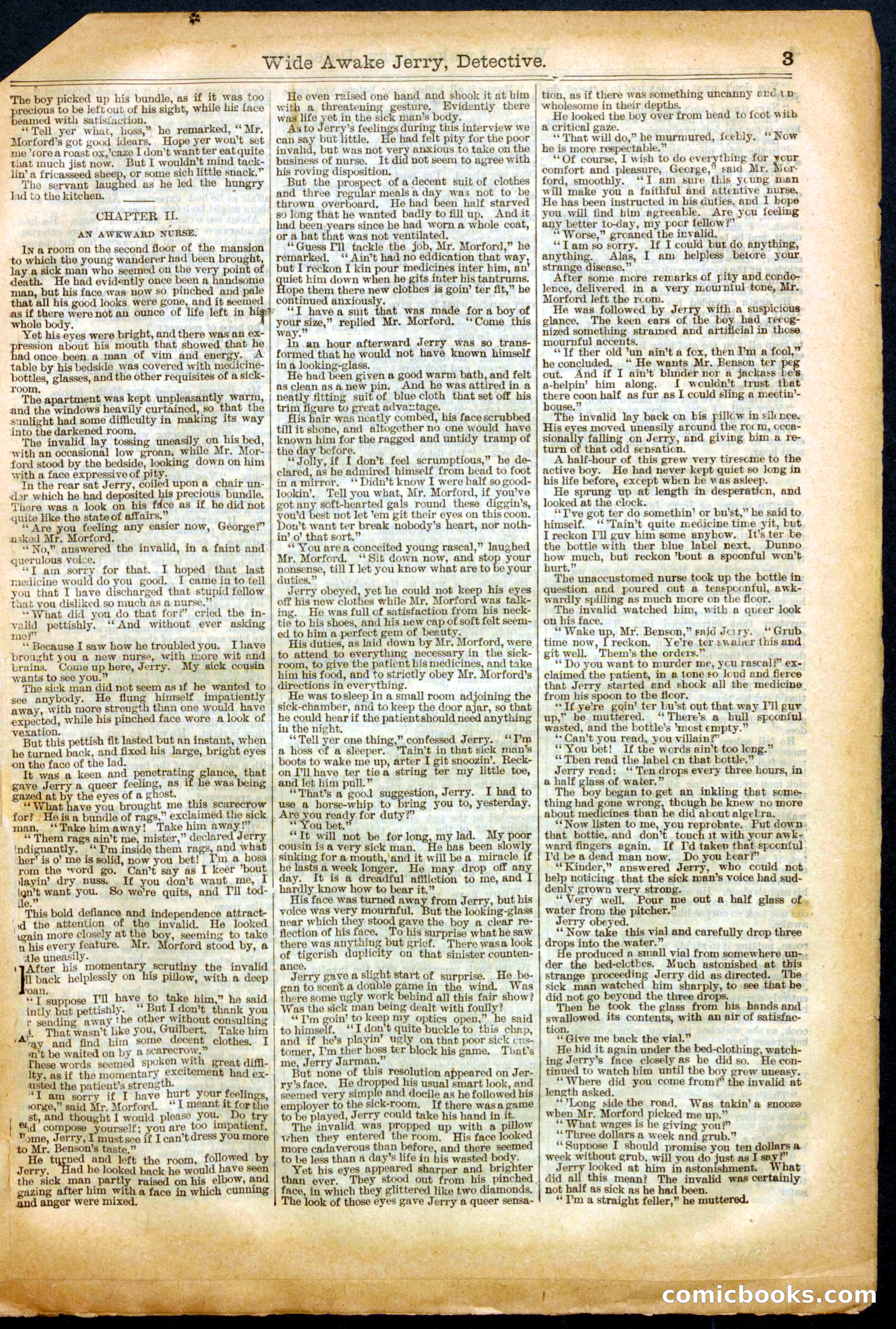 Beadle's Half Dime Library, No. 466 — page 3 of 16