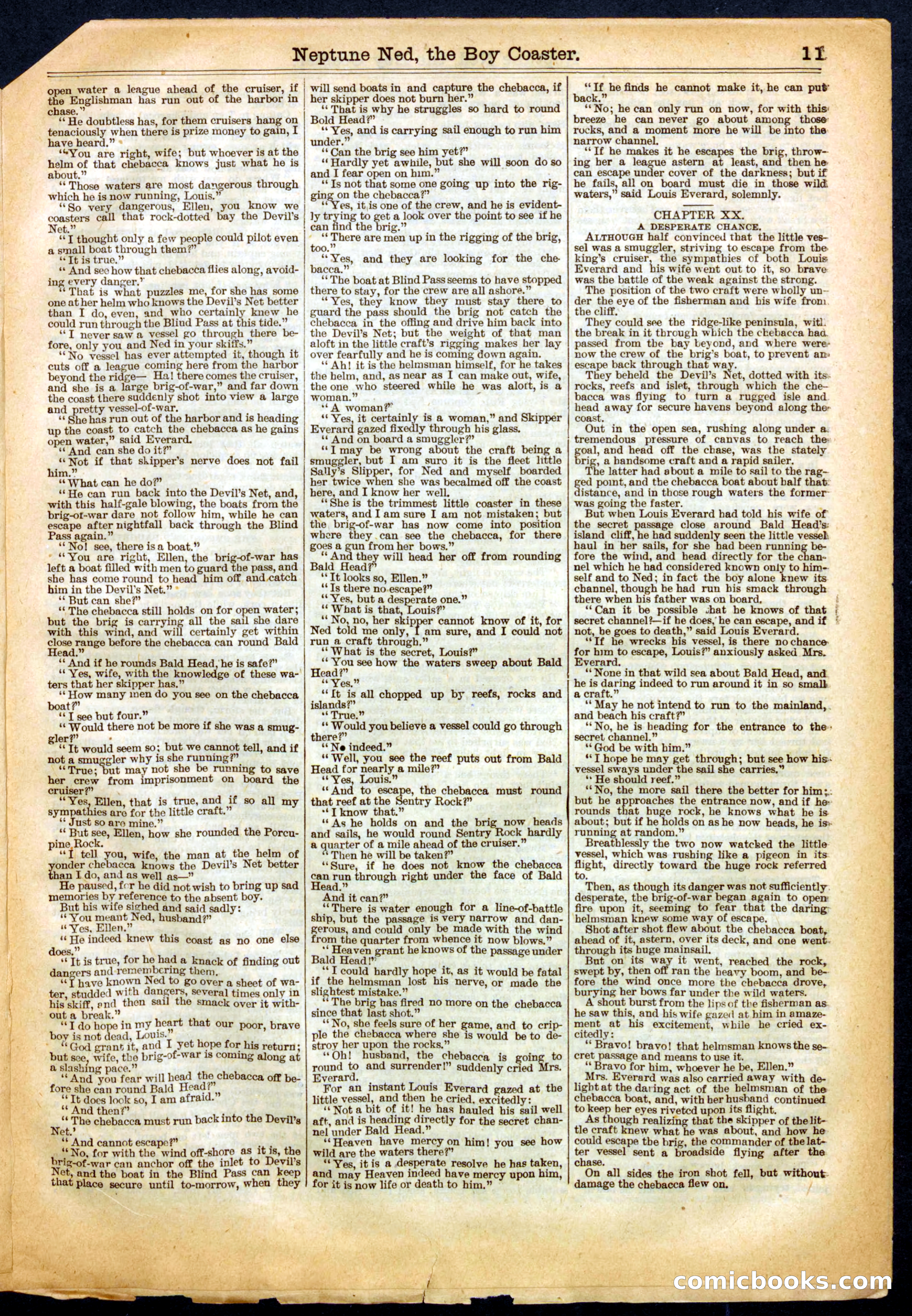 Beadle's Half Dime Library, No. 468 — page 11 of 16