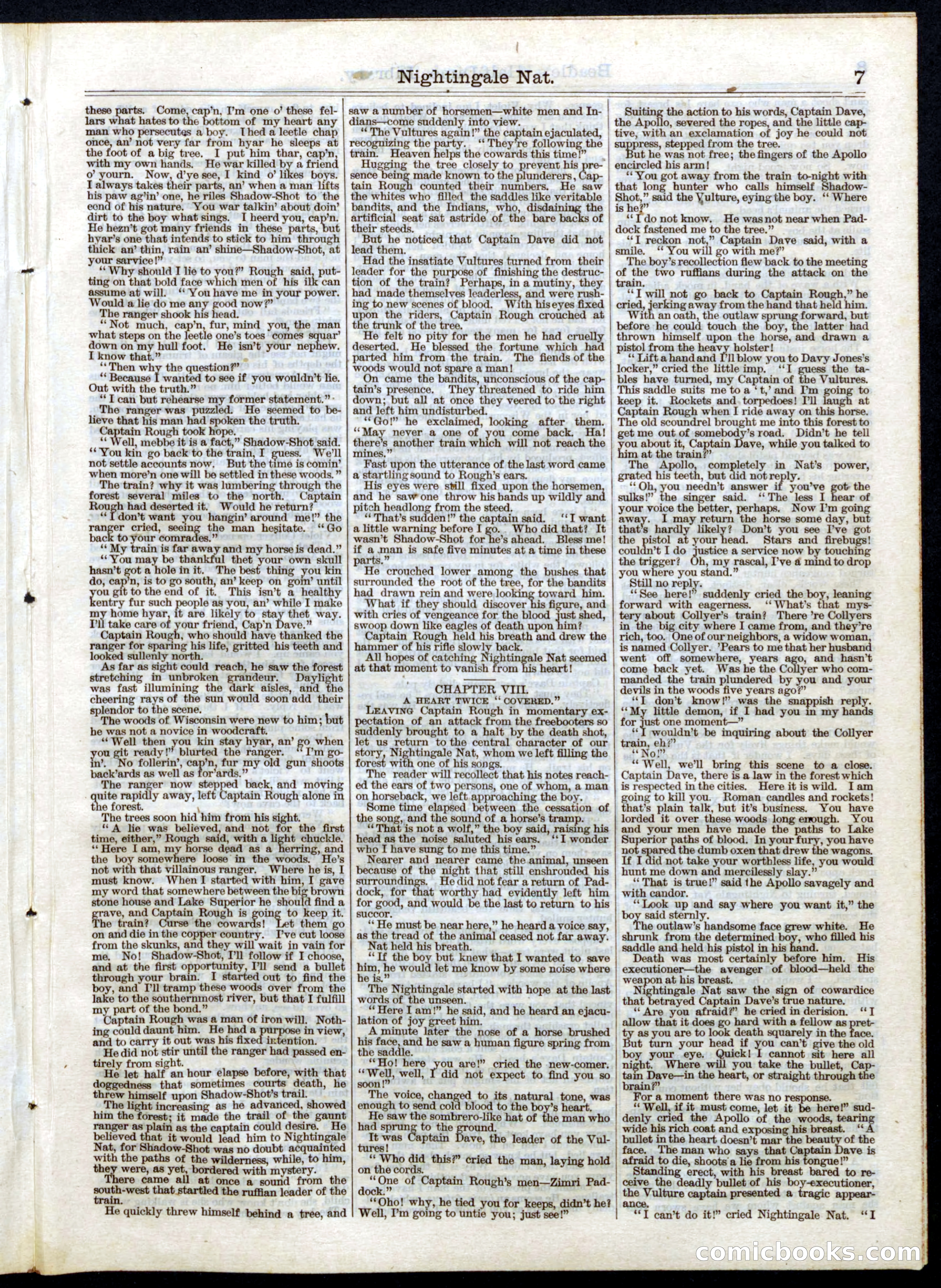 Beadle's Half Dime Library, No. 47 — page 7 of 16