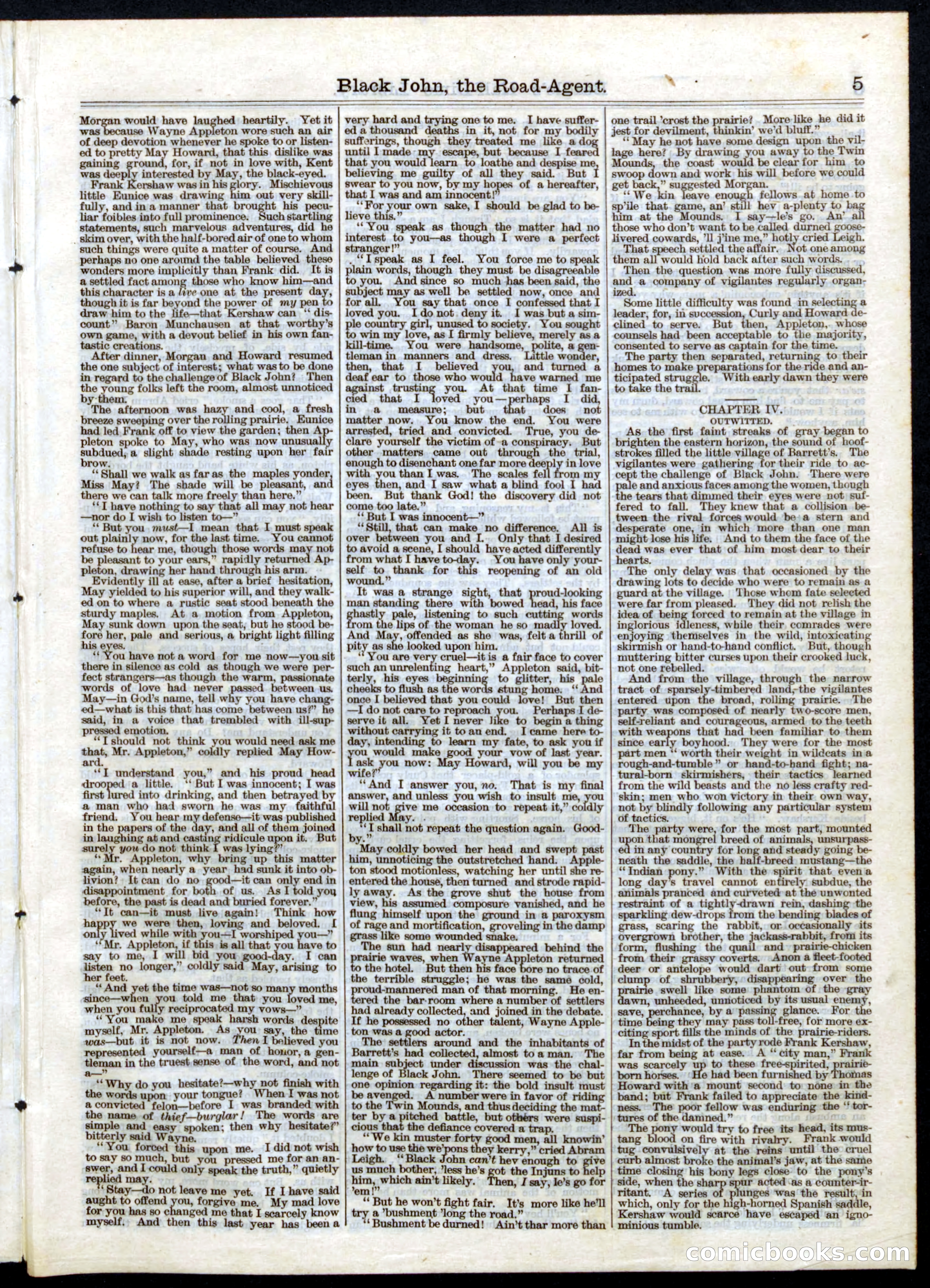 Beadle's Half Dime Library, No. 48 — page 5 of 16