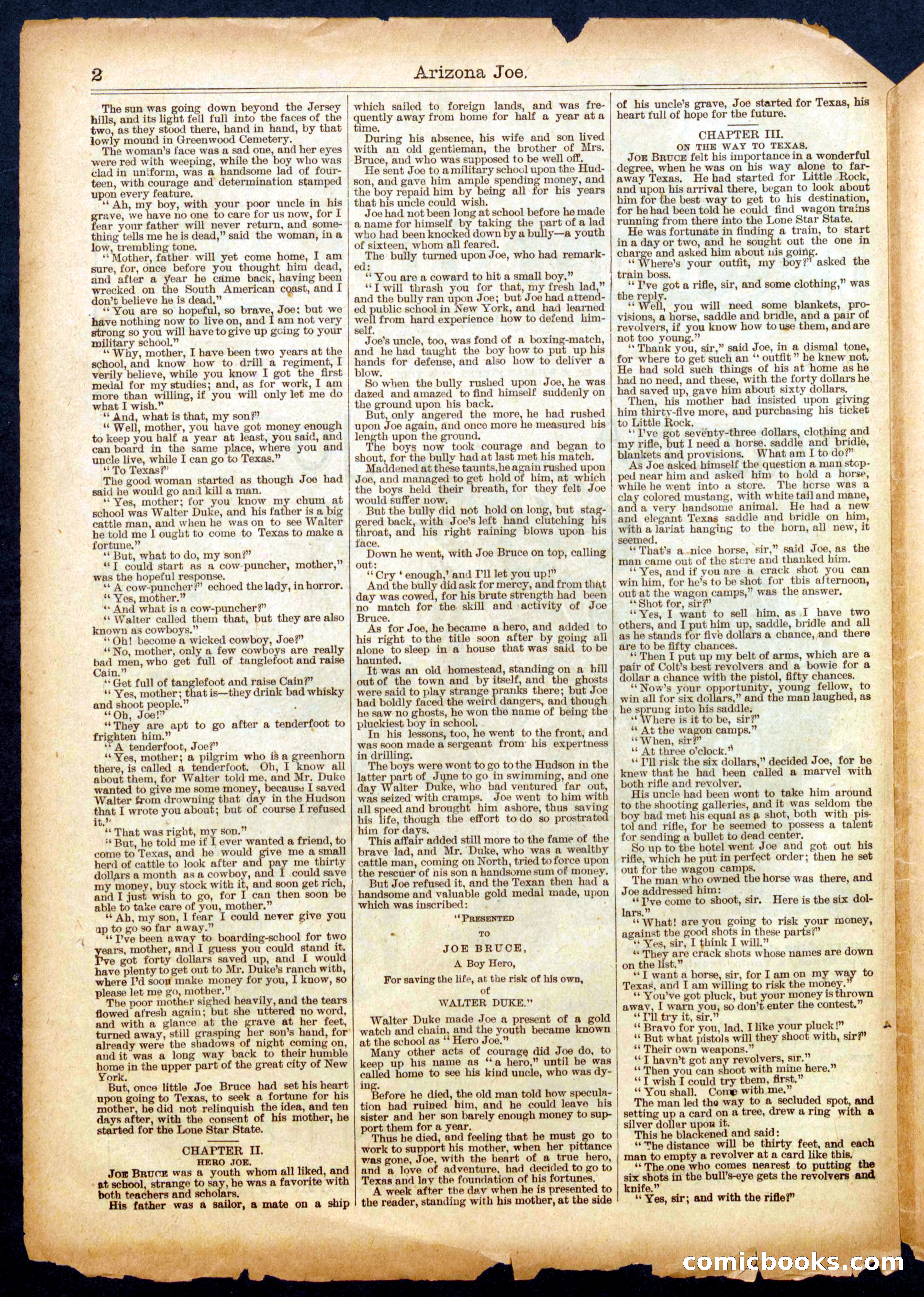 Beadle's Half Dime Library No. 495 — page 2 of 16