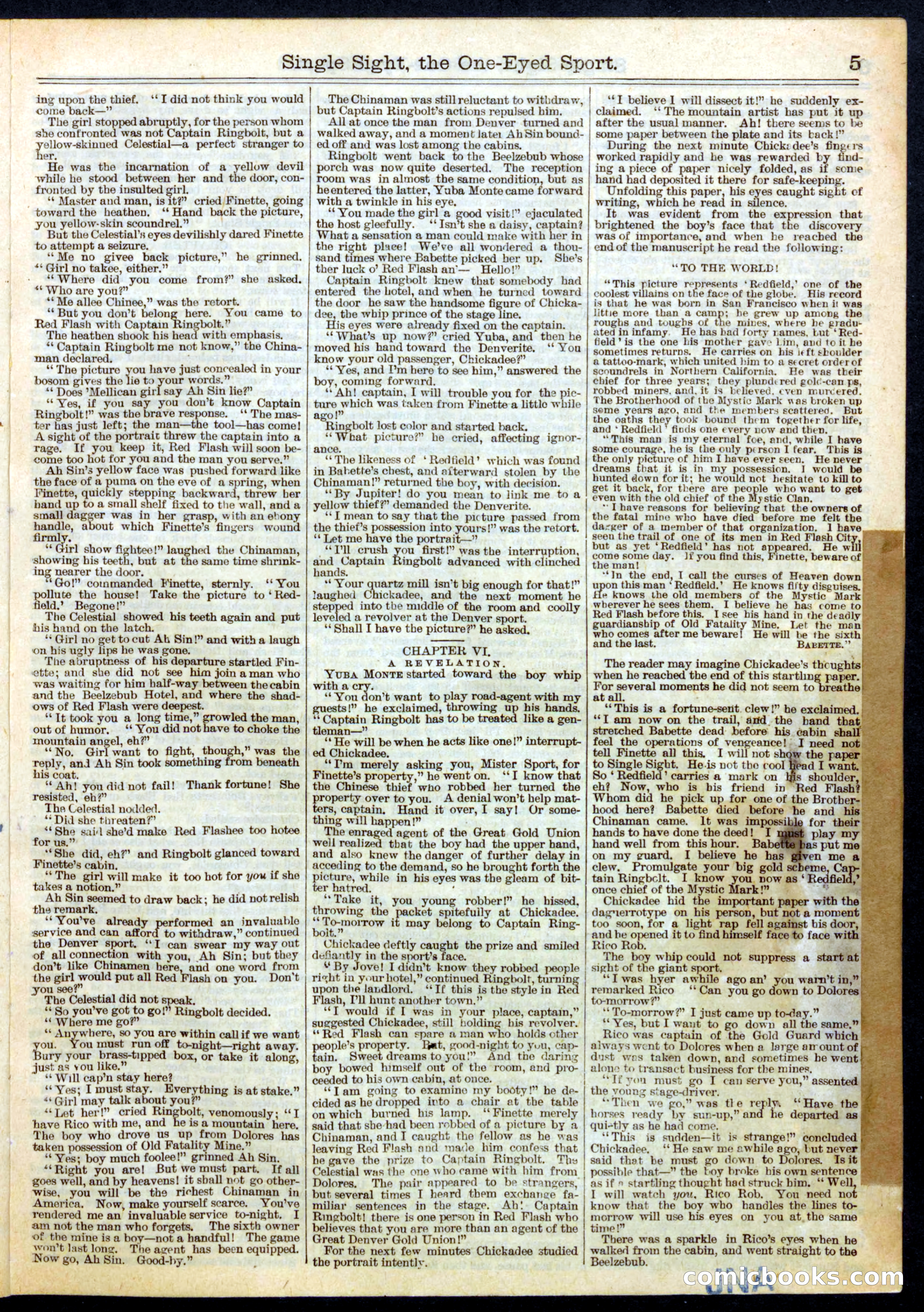 Beadle's Half Dime Library No. 499 — page 5 of 16