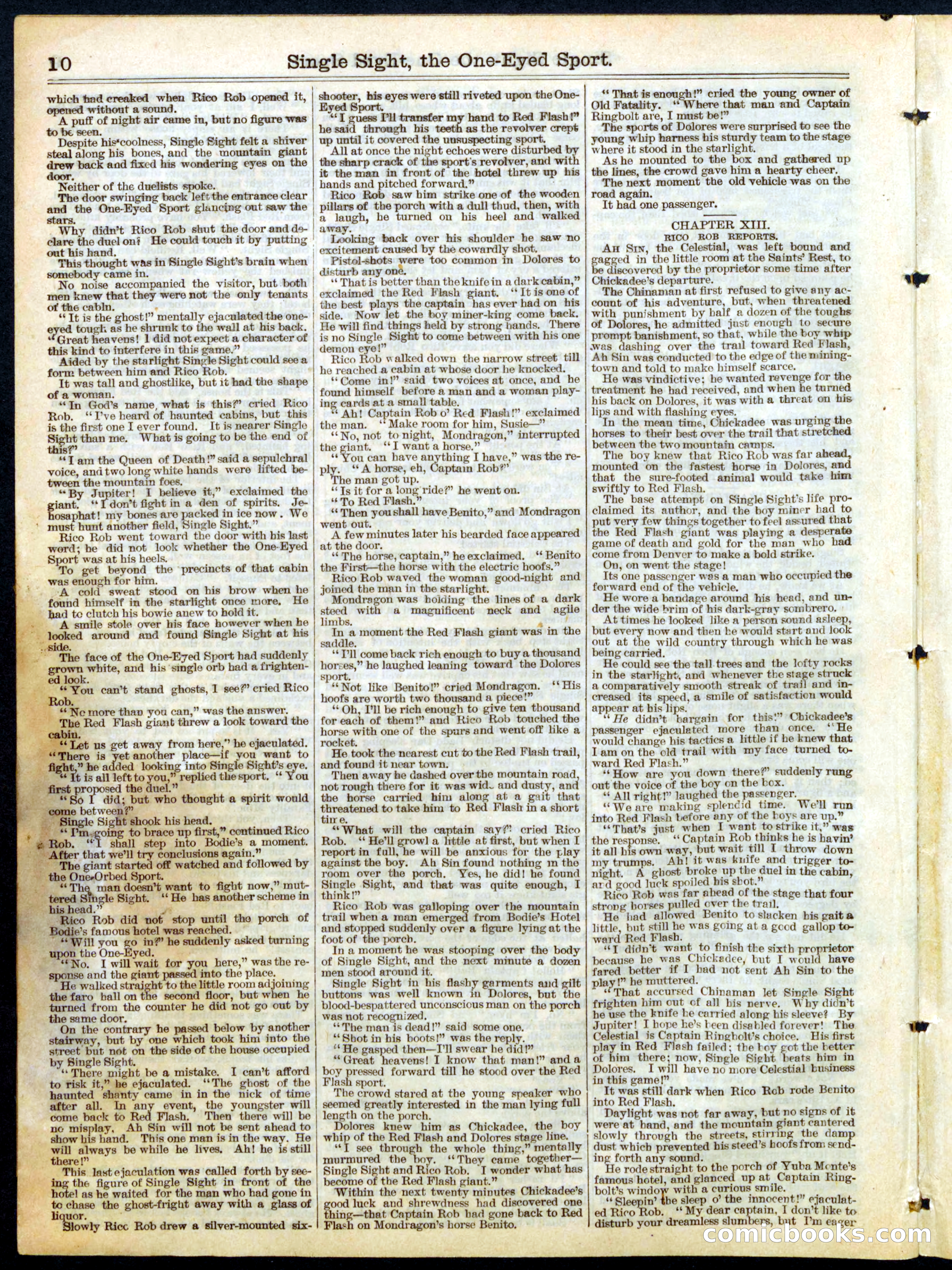 Beadle's Half Dime Library No. 499 — page 10 of 16