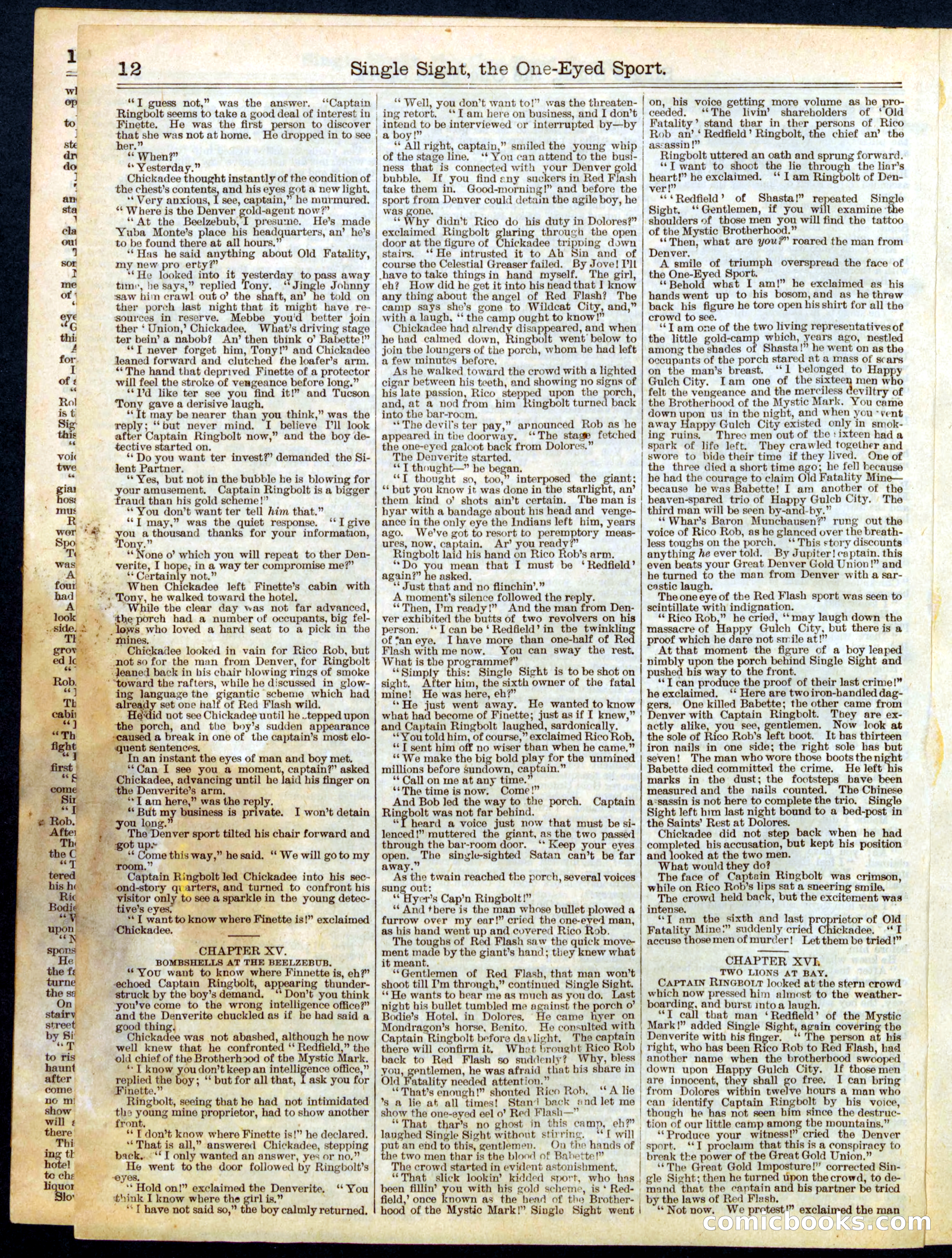 Beadle's Half Dime Library No. 499 — page 12 of 16