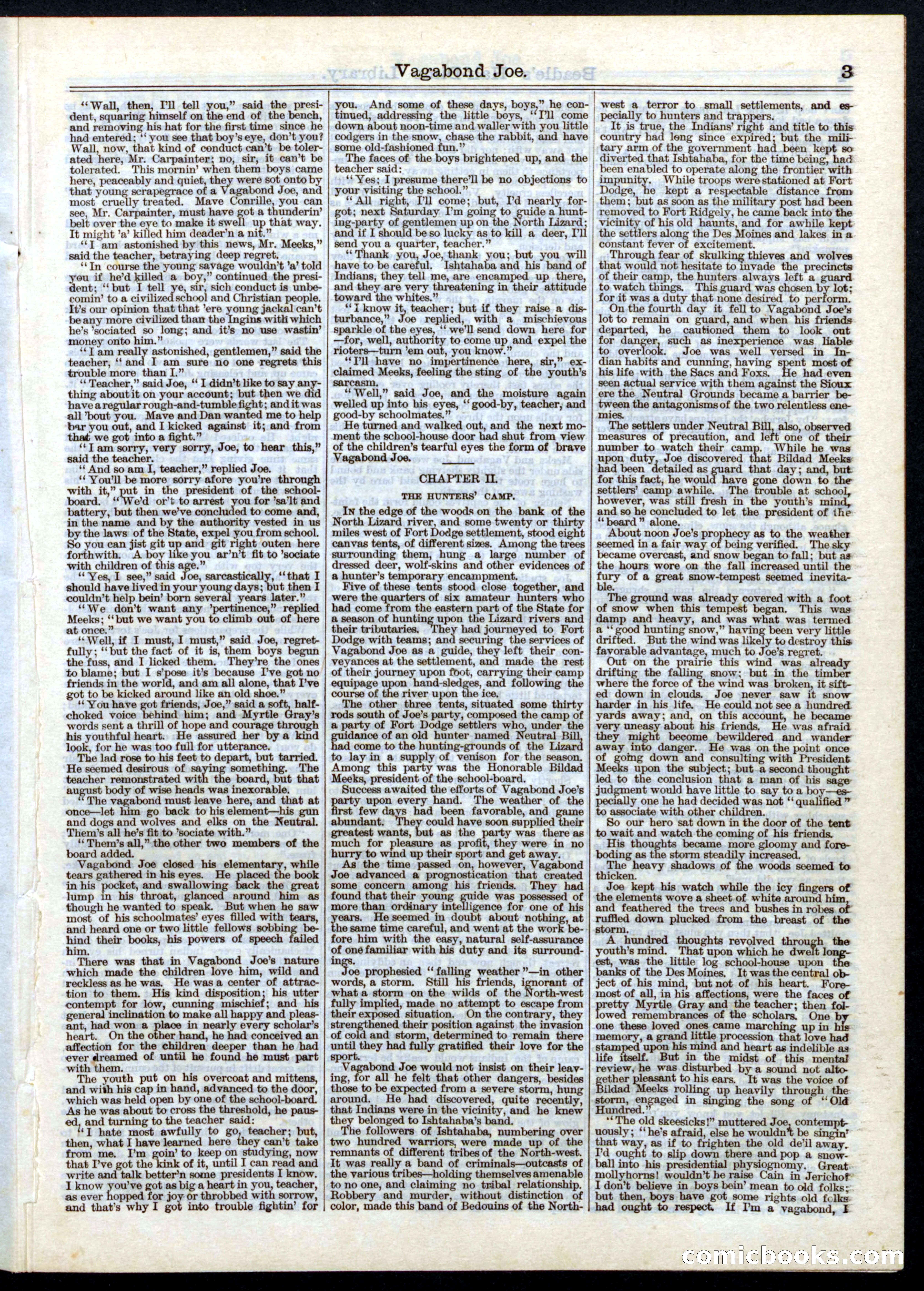 Beadle's Half Dime Library, No. 5 — page 3 of 32
