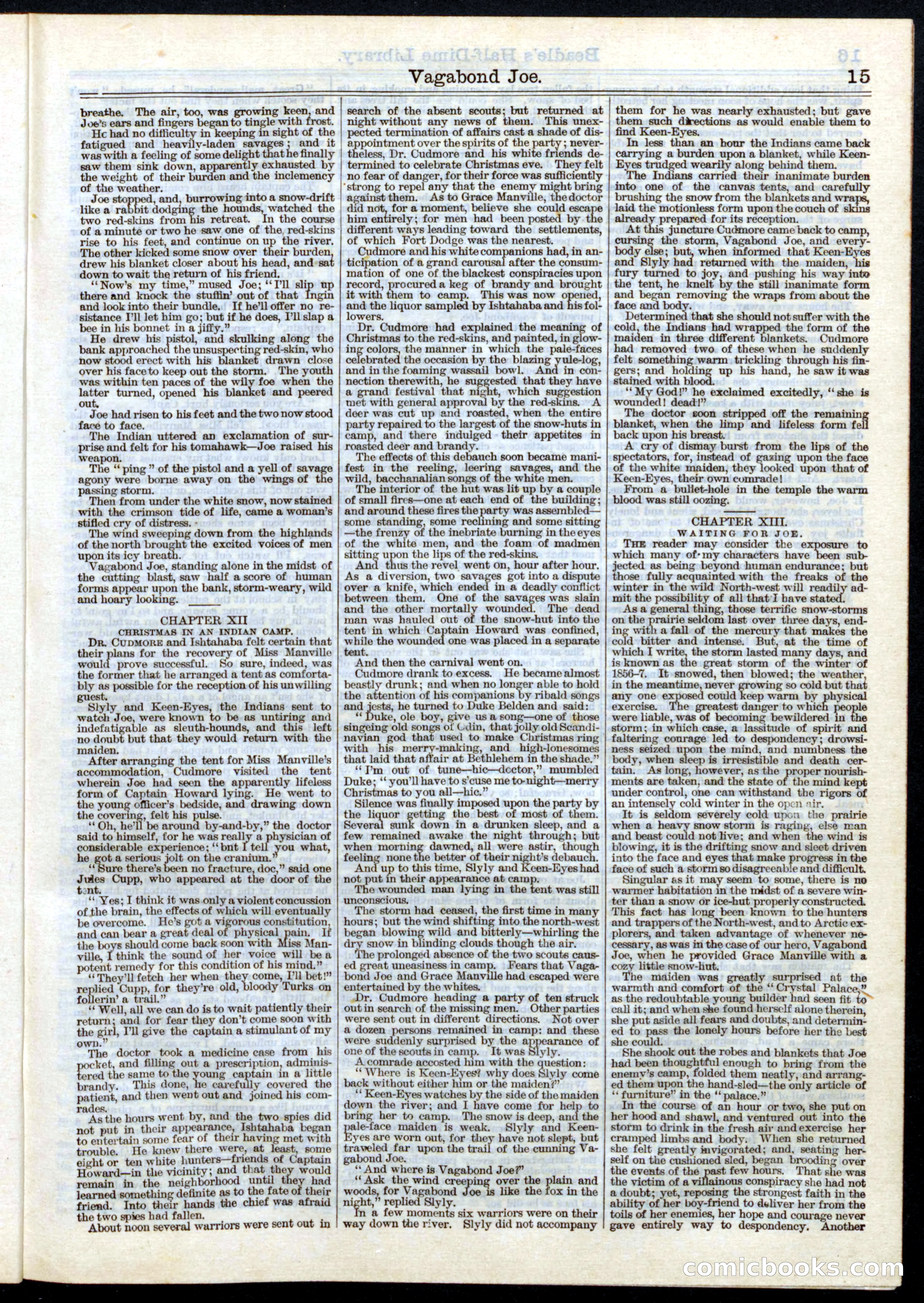 Beadle's Half Dime Library, No. 5 — page 15 of 32