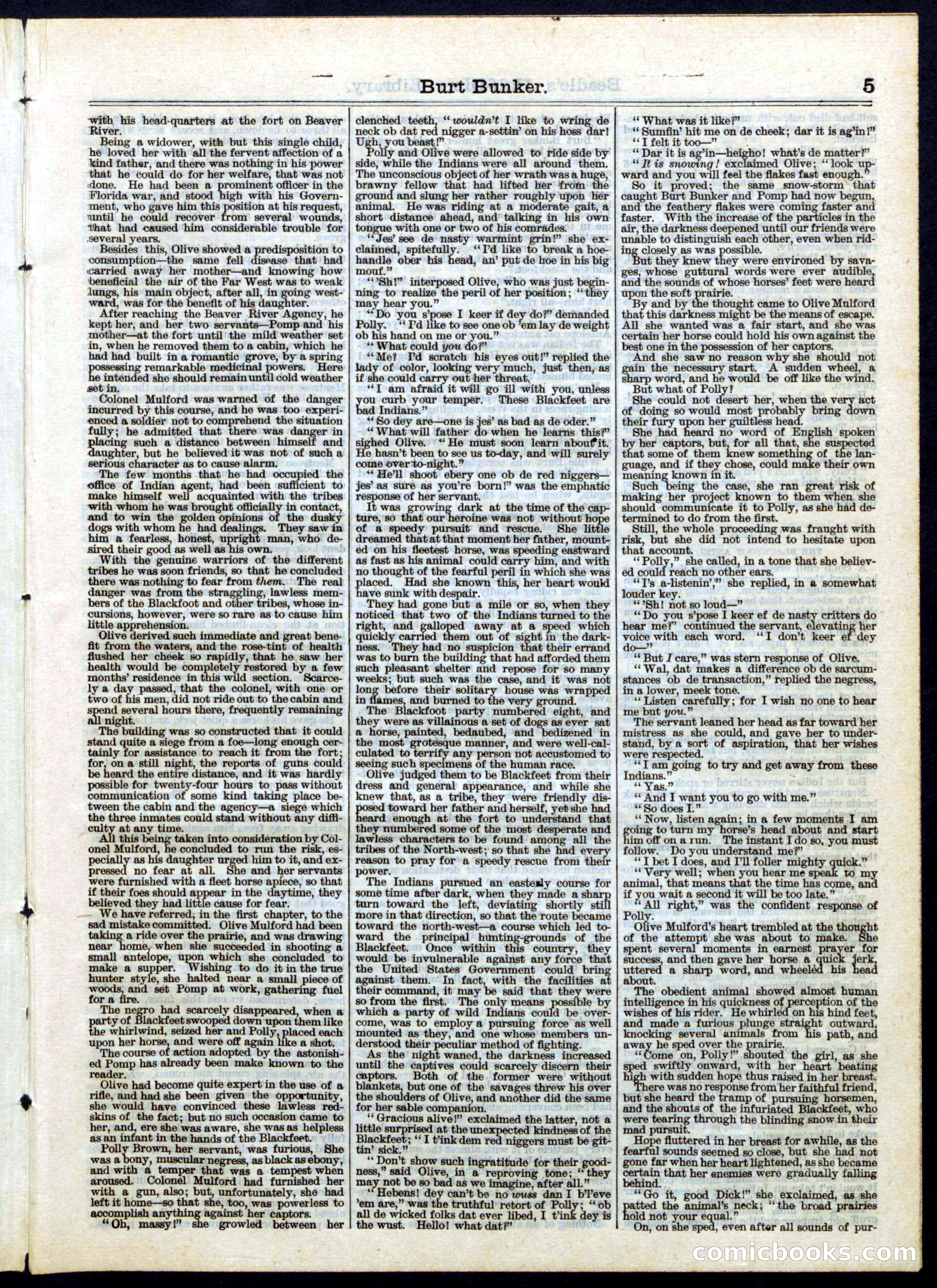 Beadle's Half Dime Library, No. 50 — page 5 of 16